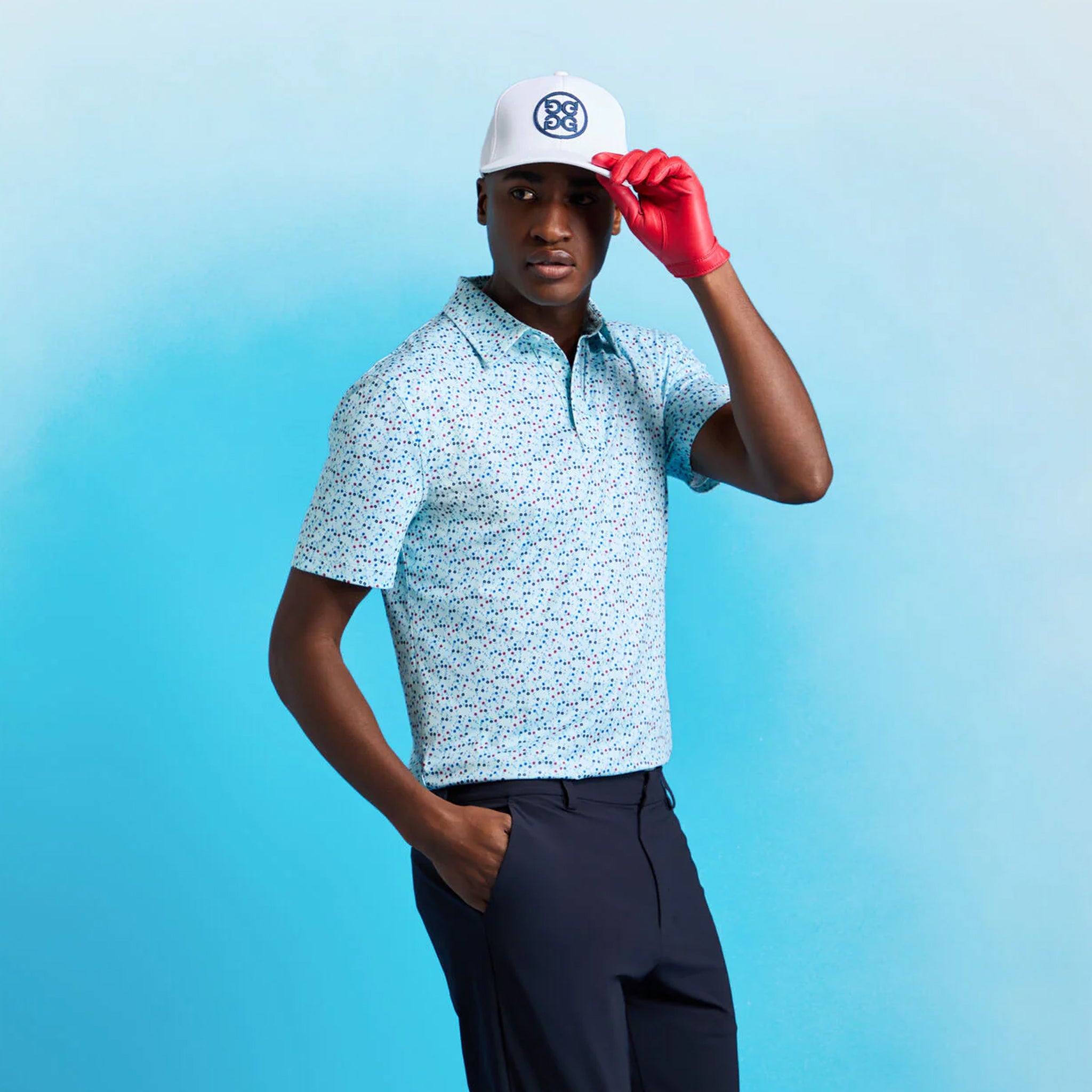 G4 AYE POPPY TECH JERSEY POLO DAYBREAK / S