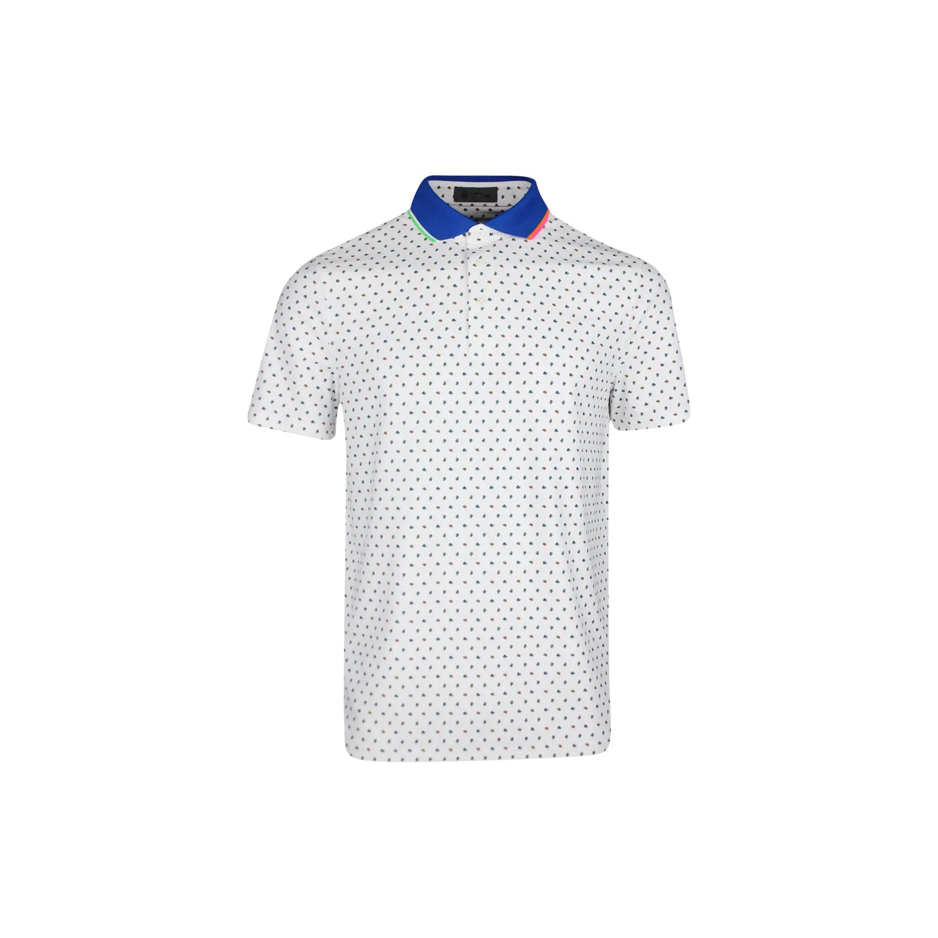 G4 DITSY FLORAL TECH PIQUE POLO SNOW / S