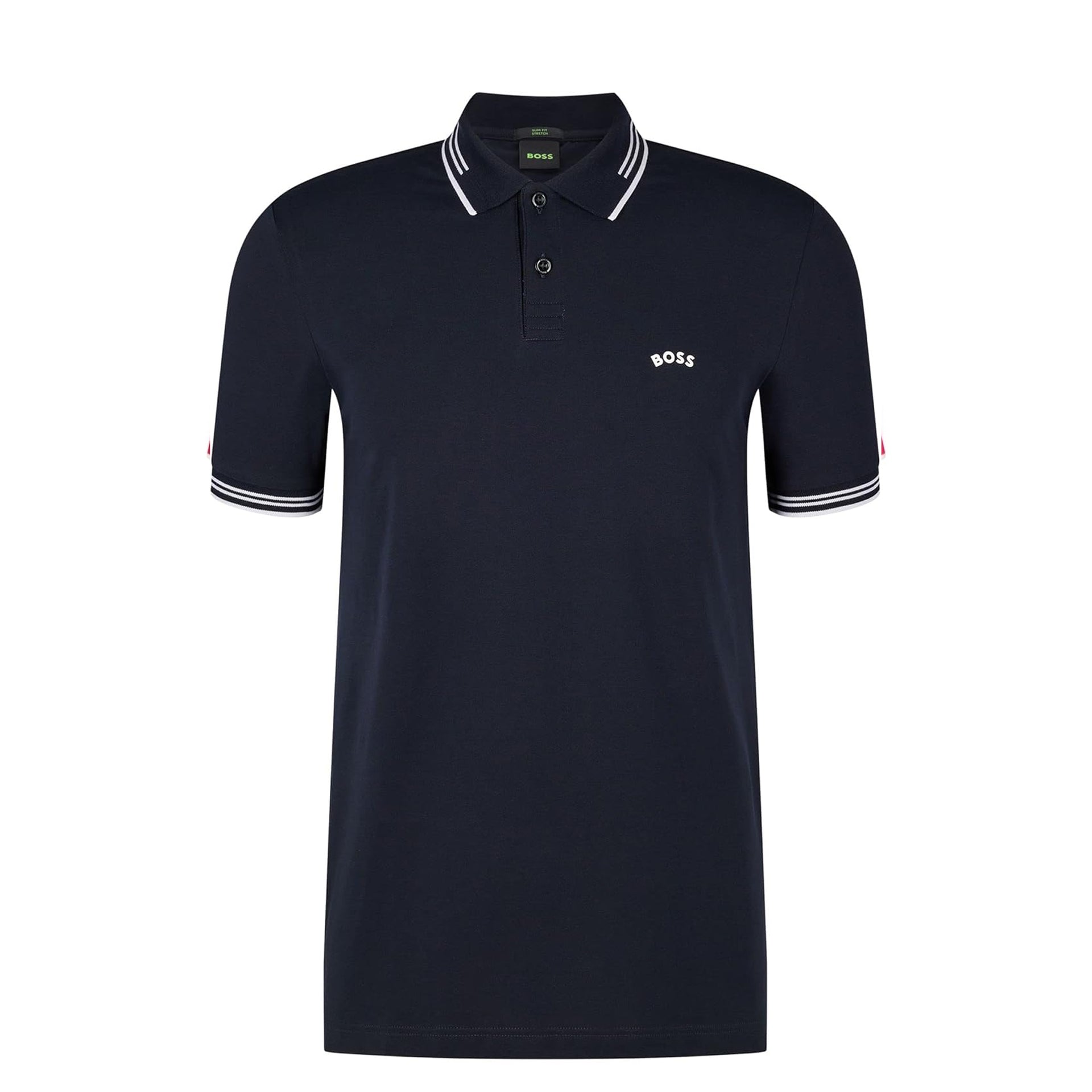 HB PAUL CURVED POLO DARK BLUE / L