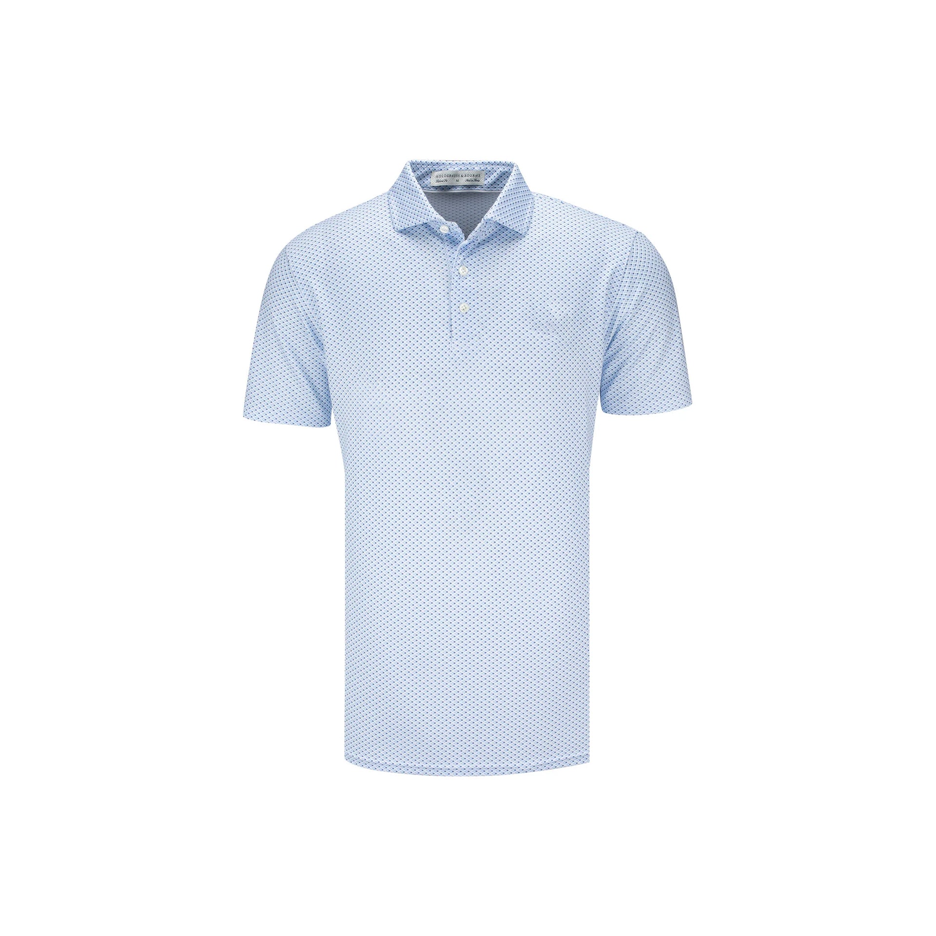 THE CLARK SHIRT LAV/NAVY/WHITE