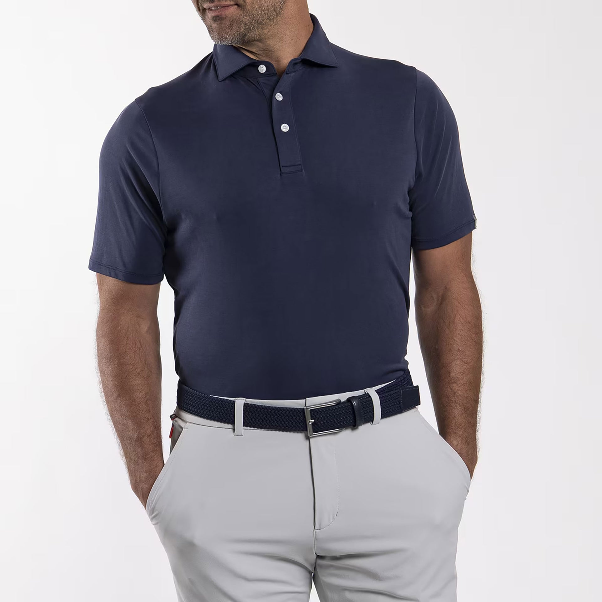 KJUS MEN KALLEN POLO S/S ATLANTA BLUE / 48
