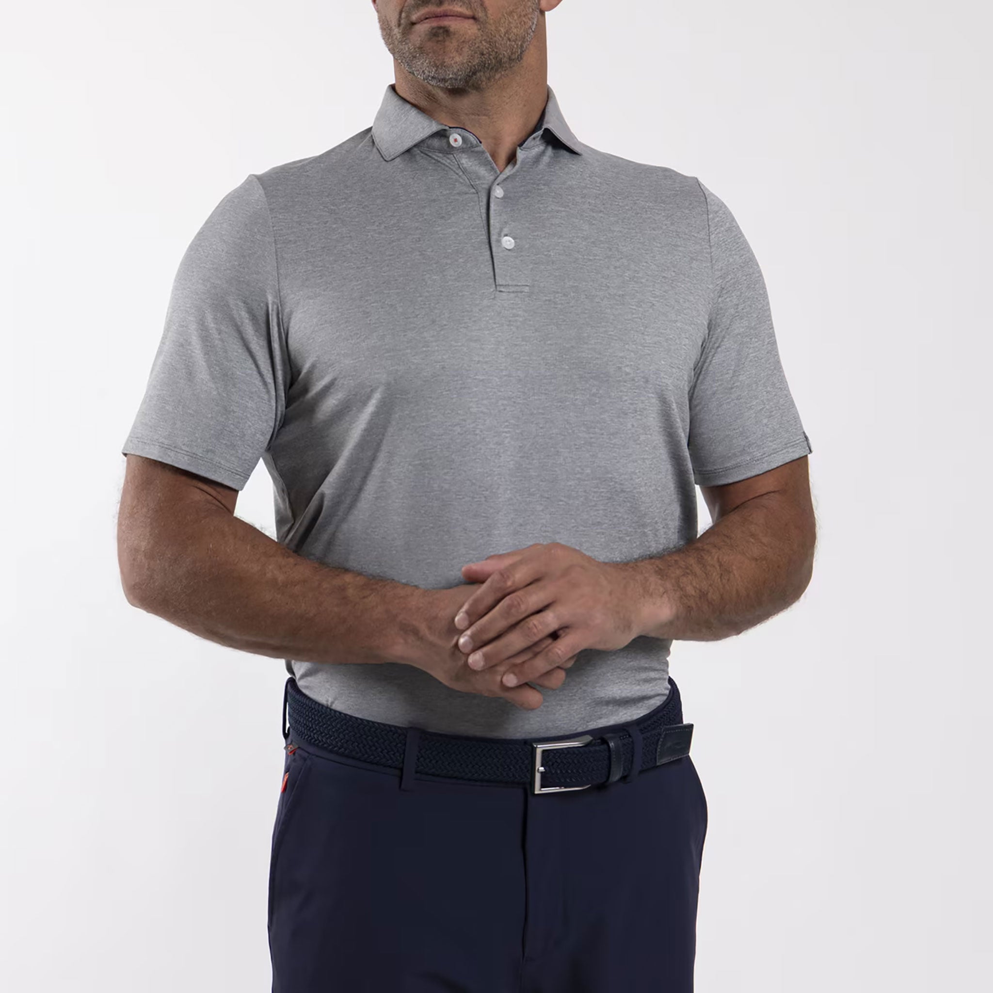 KJUS MEN PINES POLO S/S PEWTER / 48