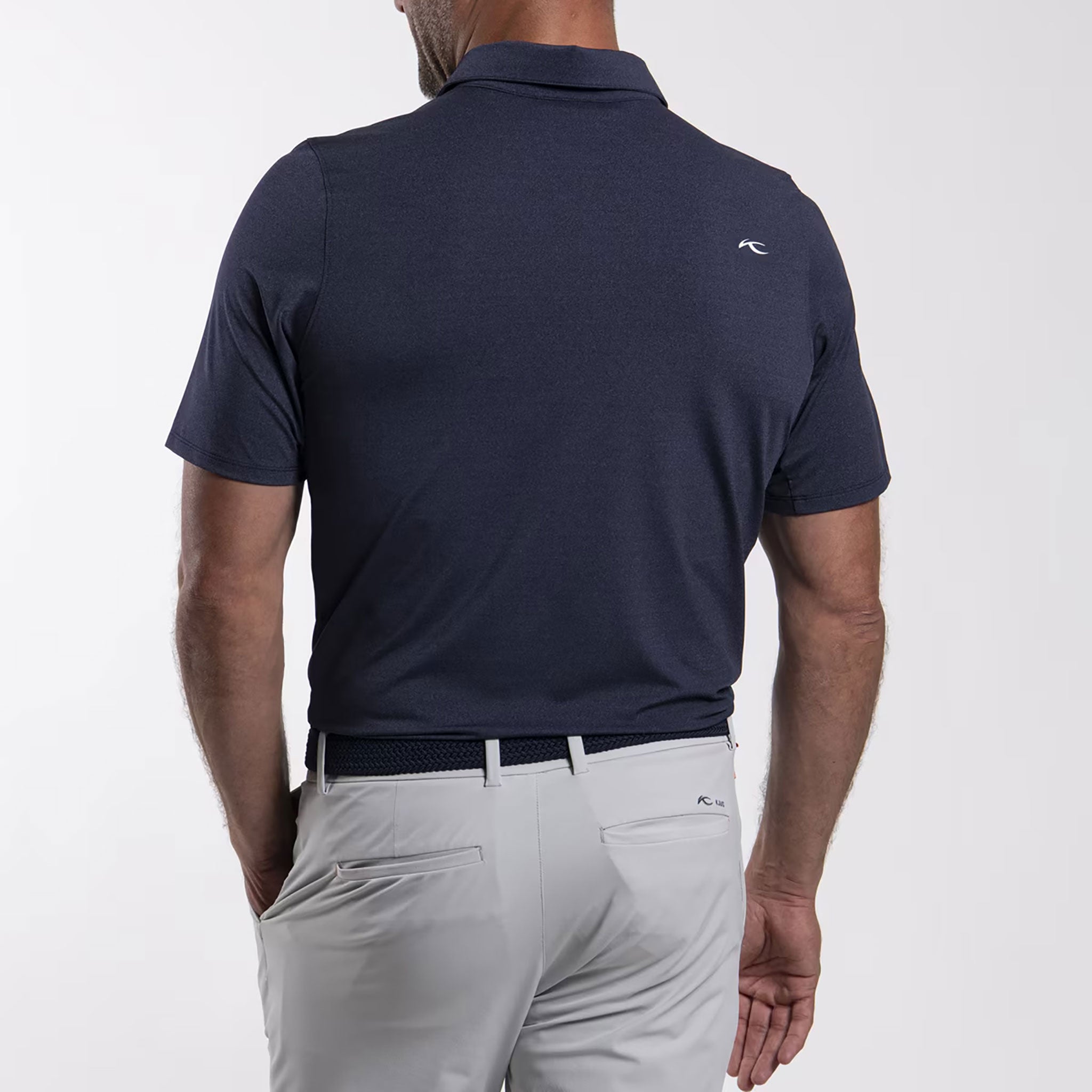 KJUS MENS ANDREWS COOLING POLO S/S ATLANTA BLUE/ALLOY / 48