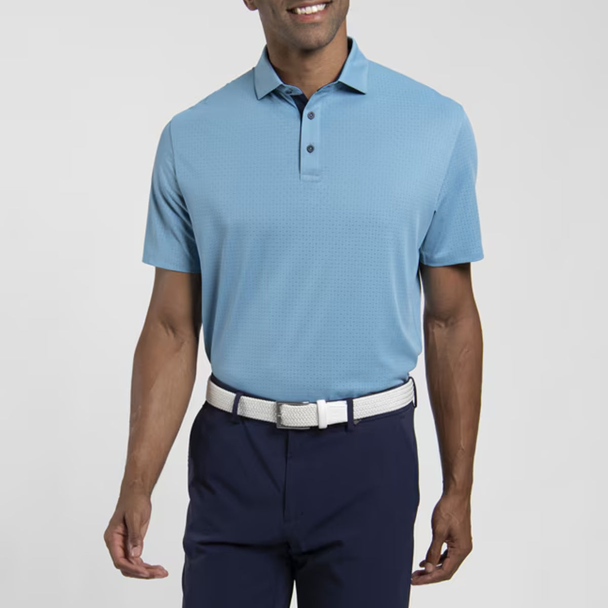 KJUS SAVIN STRUCTURE POLO ATLANTA BLUE