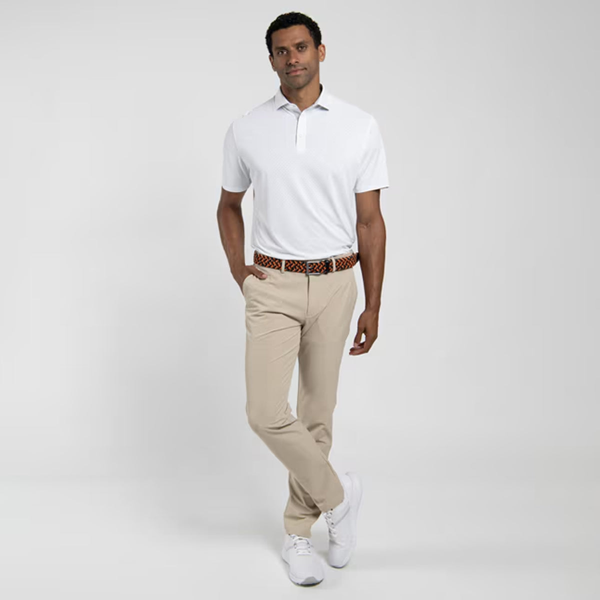 KJUS SAVIN STRUCTURE POLO WHITE