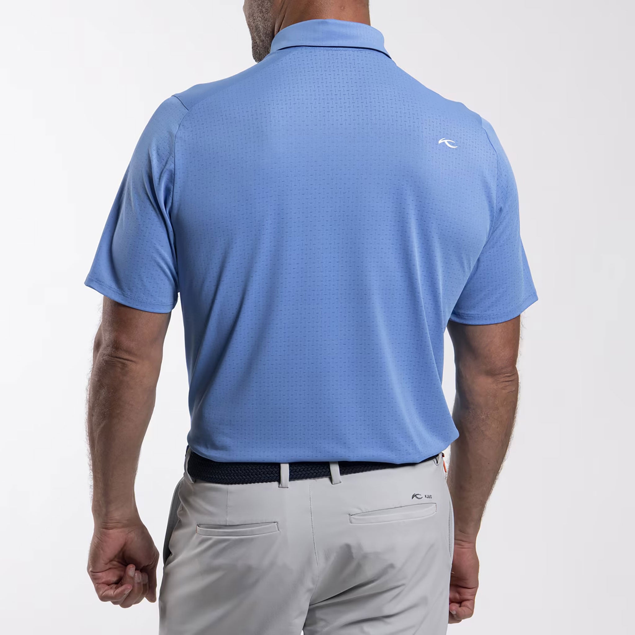 KJUS MEN SAVIN STRUCTURE POLO S/S CERULEAN / 48