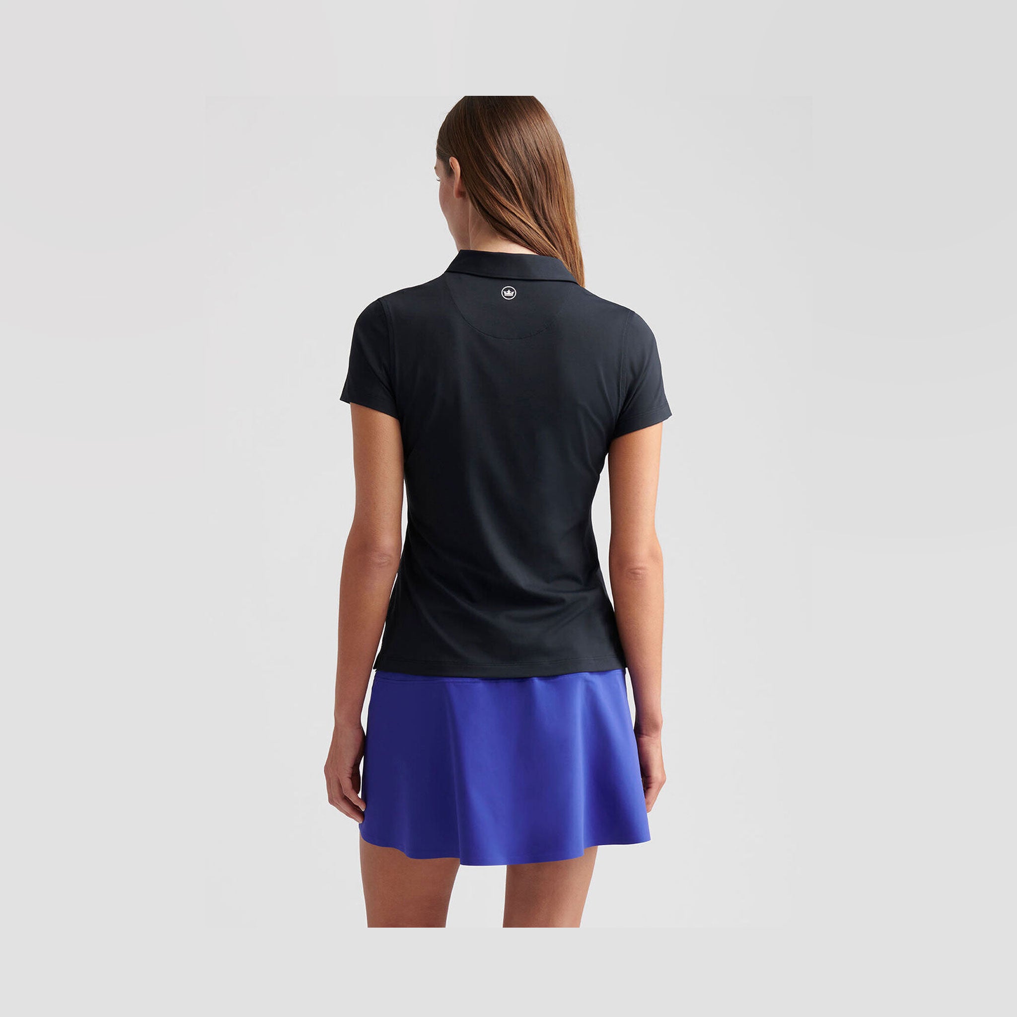 PM SHORT SLEEVE BUTTON POLO BLACK / L