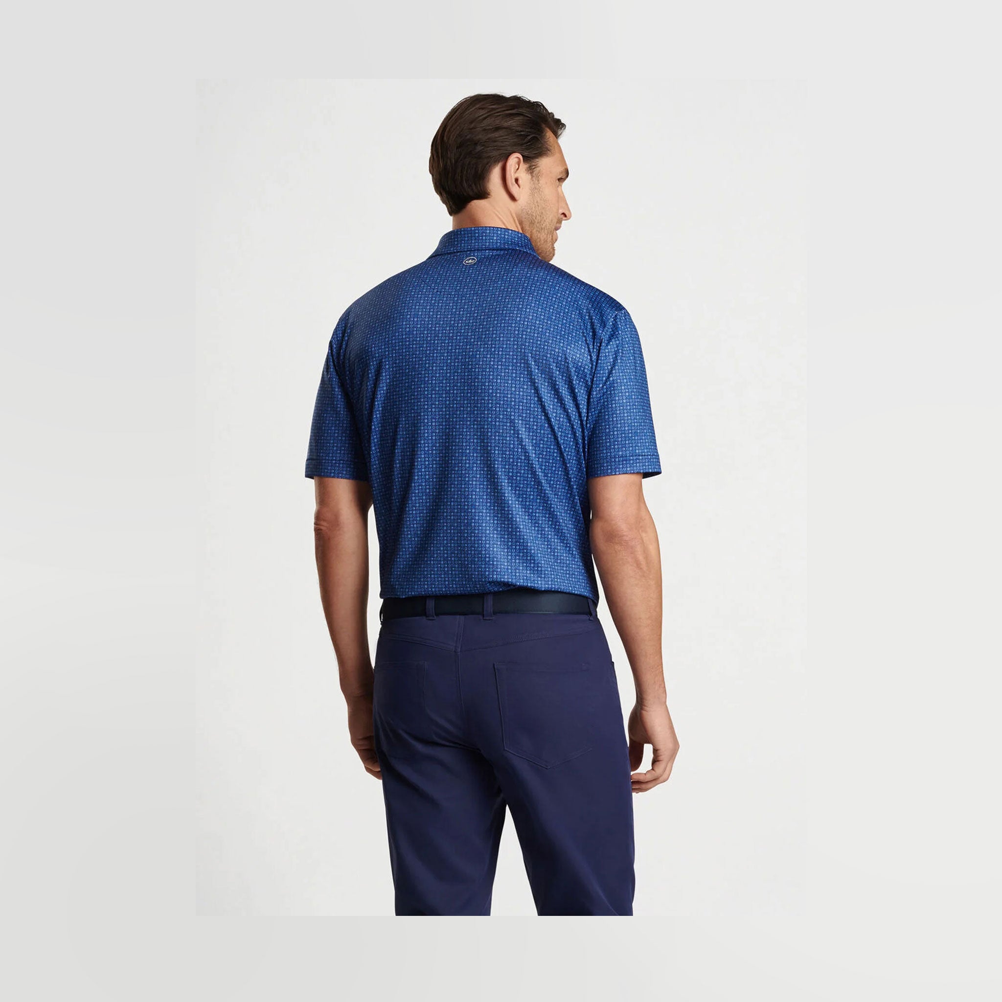 PM PERFORMANCE JERSEY POLO STONE NAVY / L