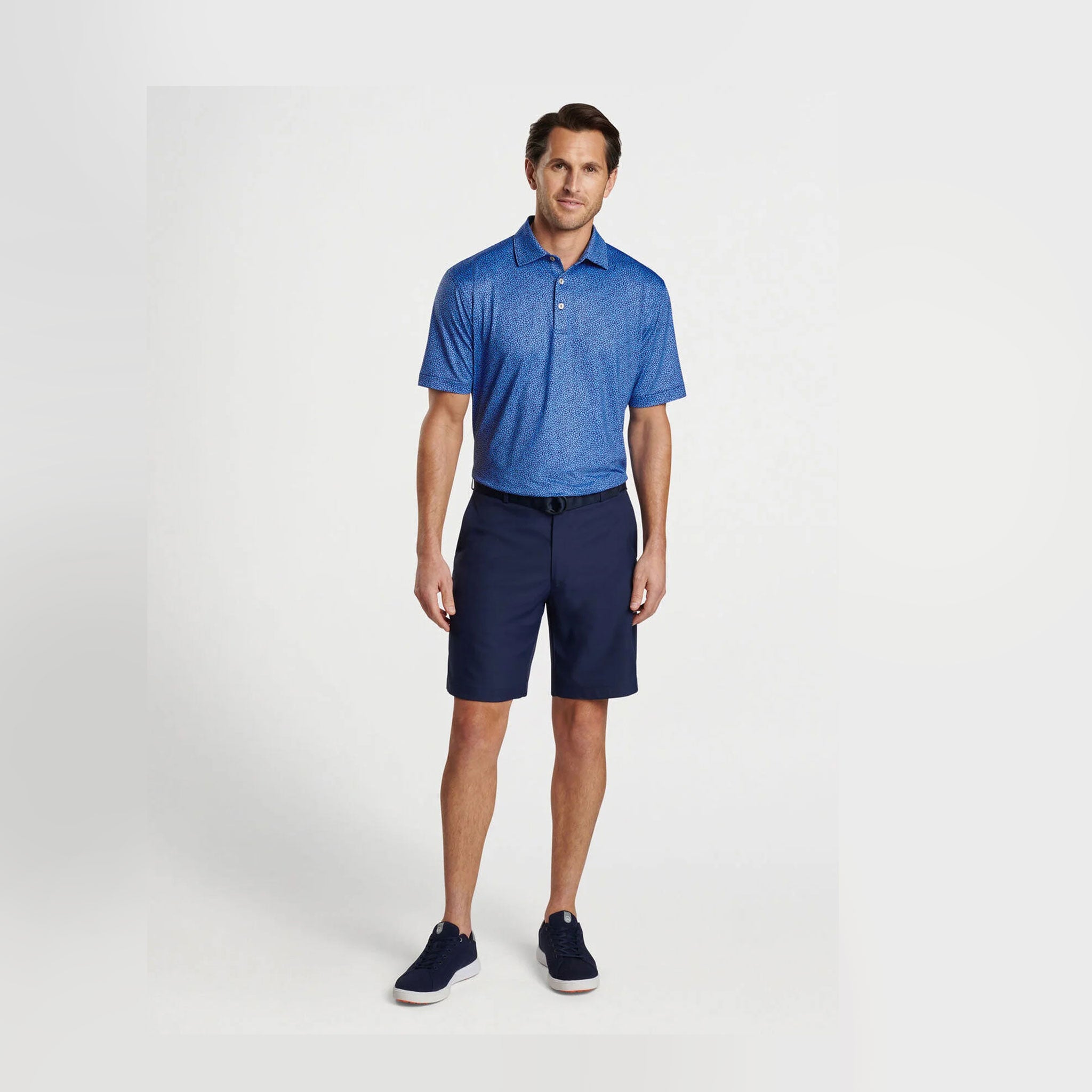 PM THE IRISH PERFORMANCE JERSEY POLO STONE NAVY / L