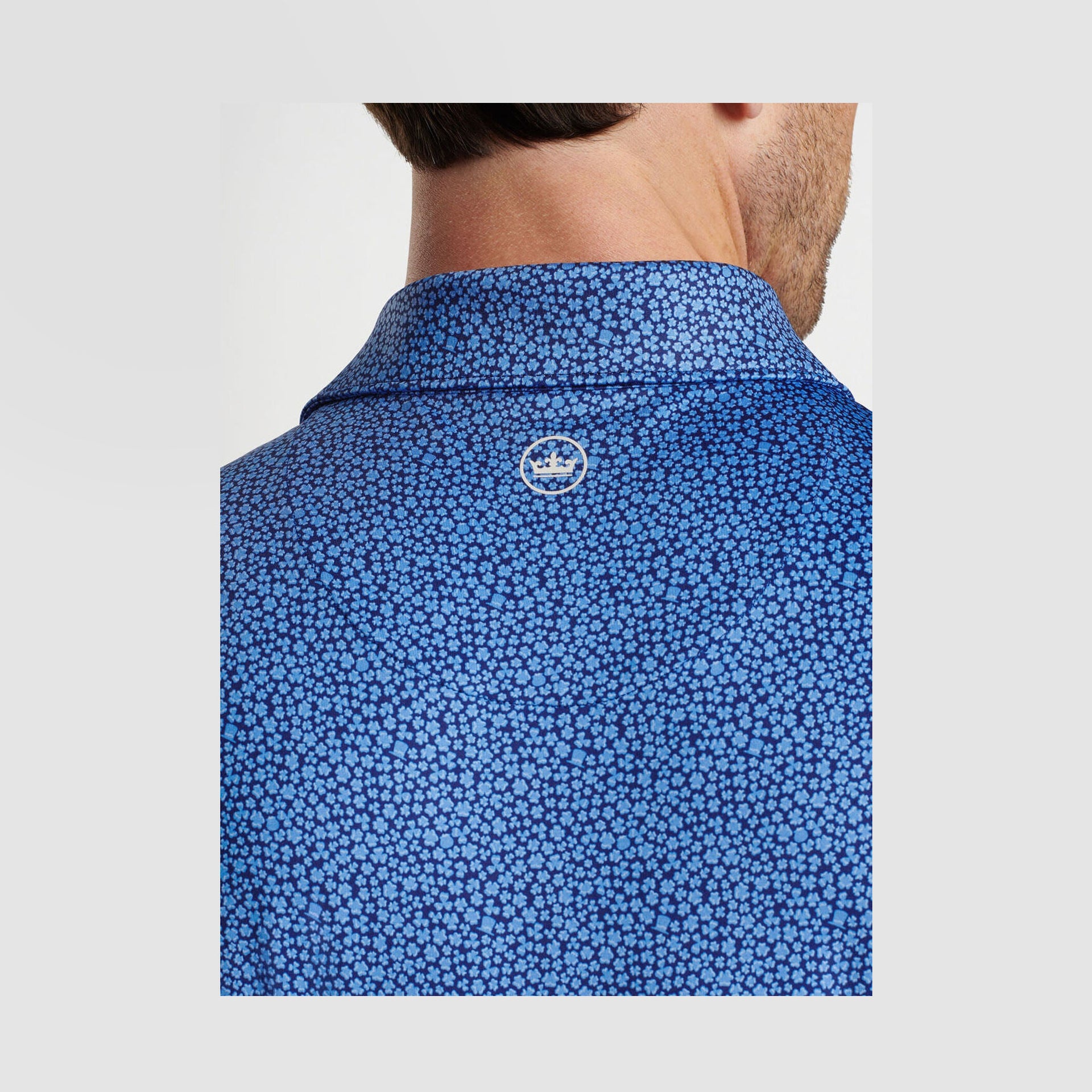 PM THE IRISH PERFORMANCE JERSEY POLO STONE NAVY / L