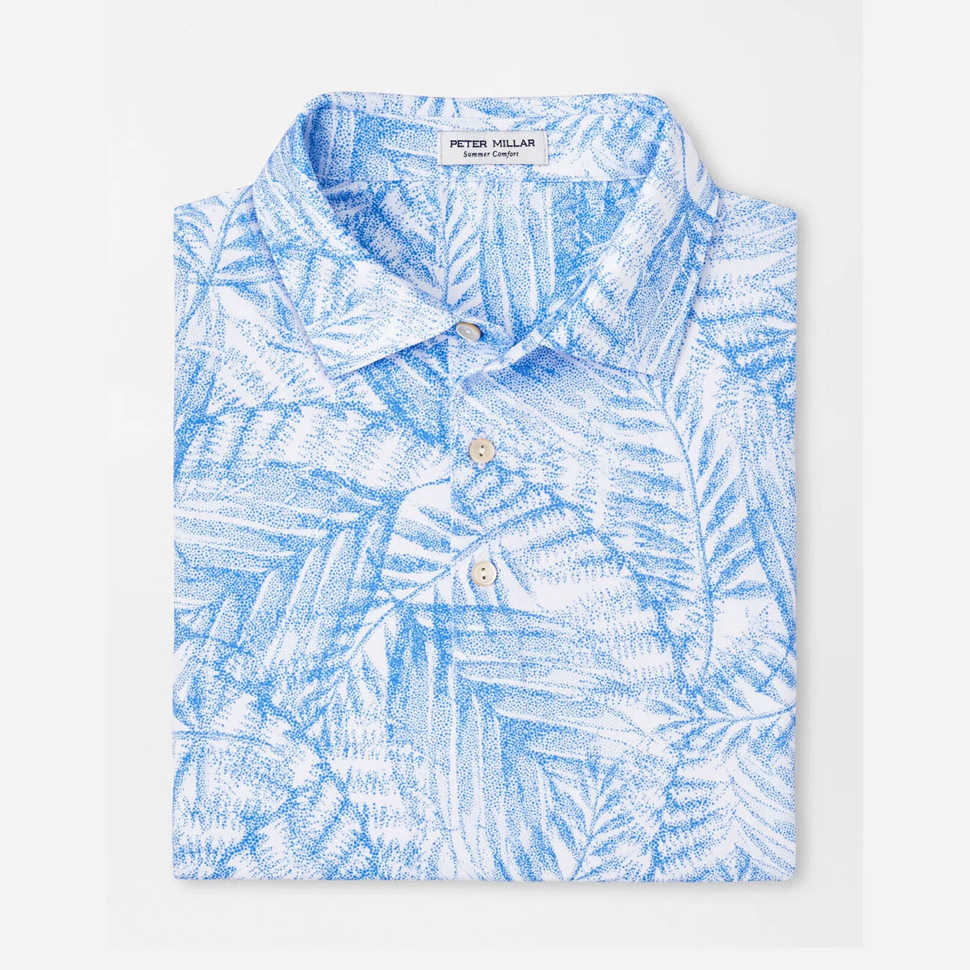 PM FERN PERFORMANCE JERSEY POLO WHITE / L