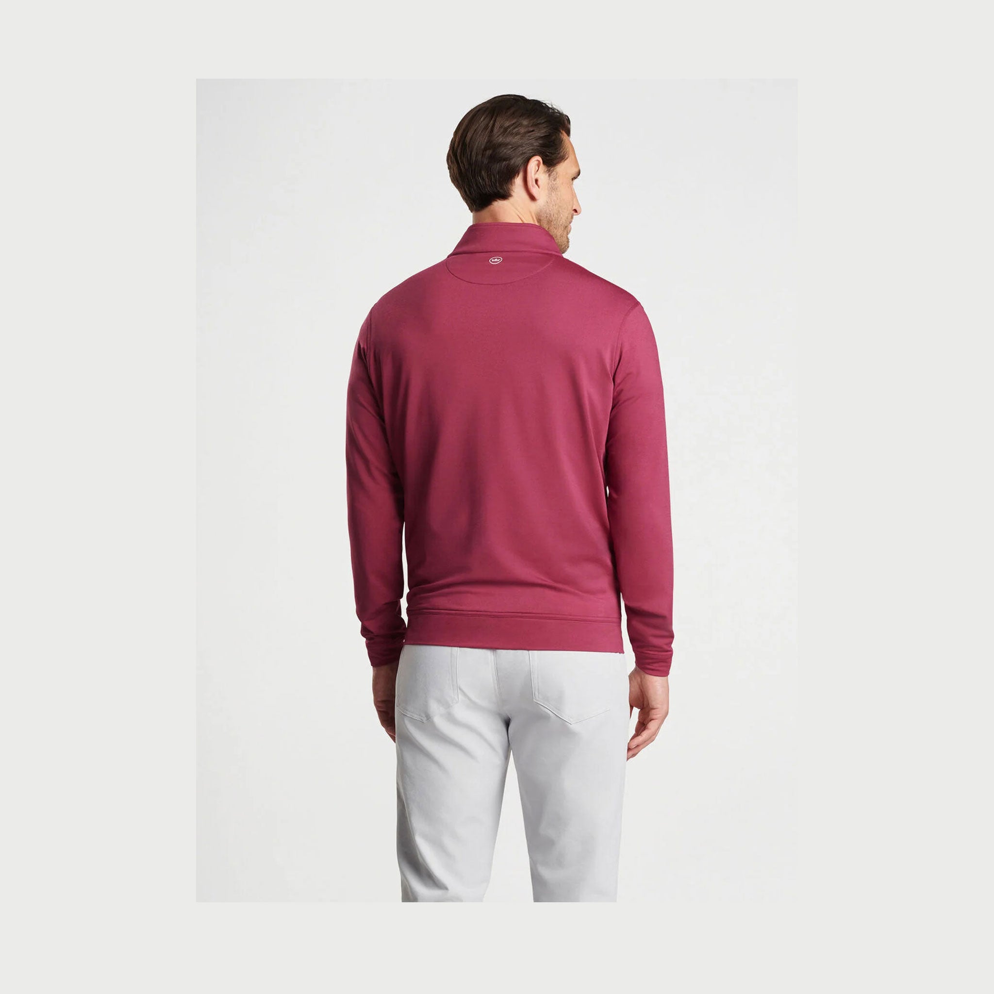PM PERTH MELANGE PERFORMANCE POLO POMEGRANATE / L