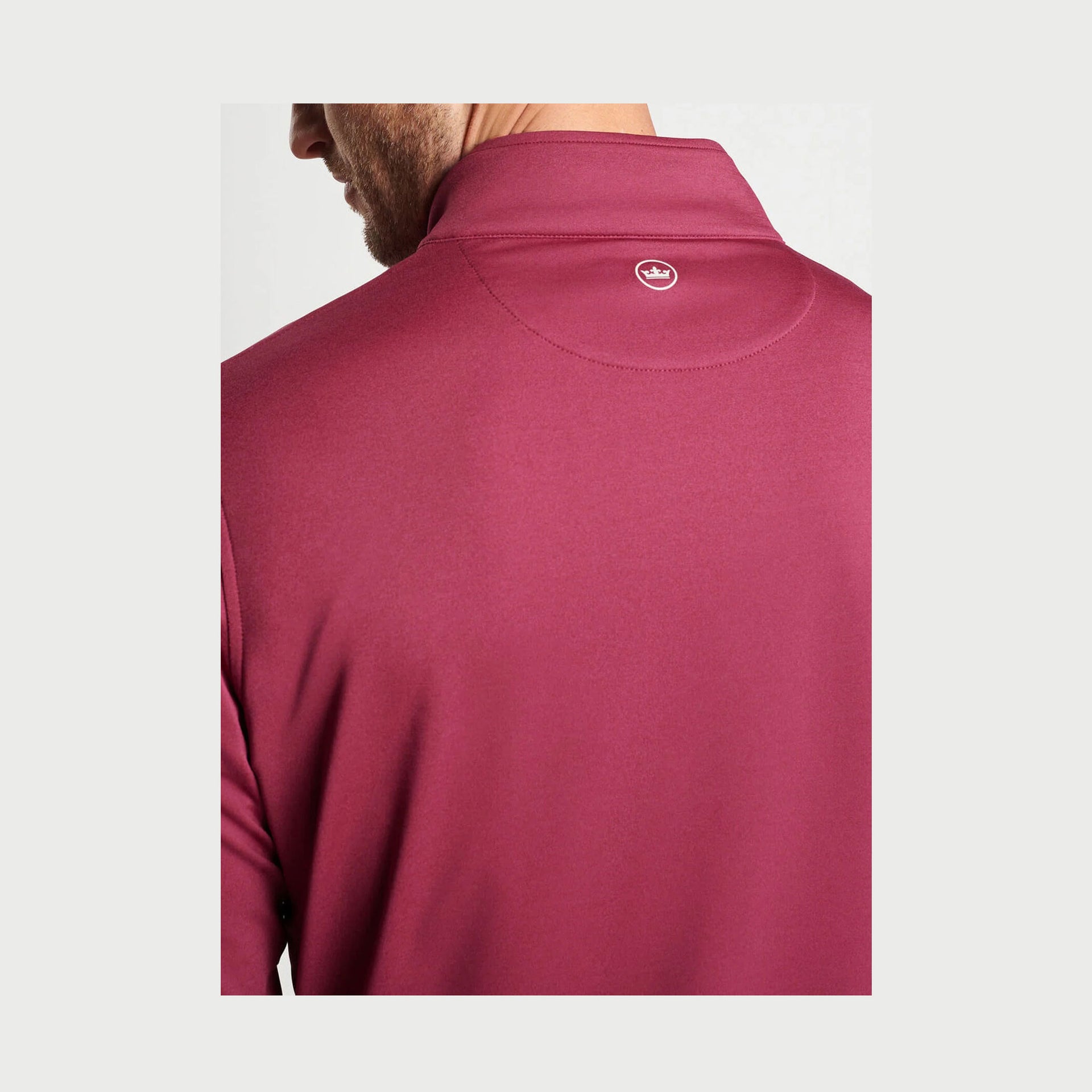 PM PERTH MELANGE PERFORMANCE POLO POMEGRANATE / L