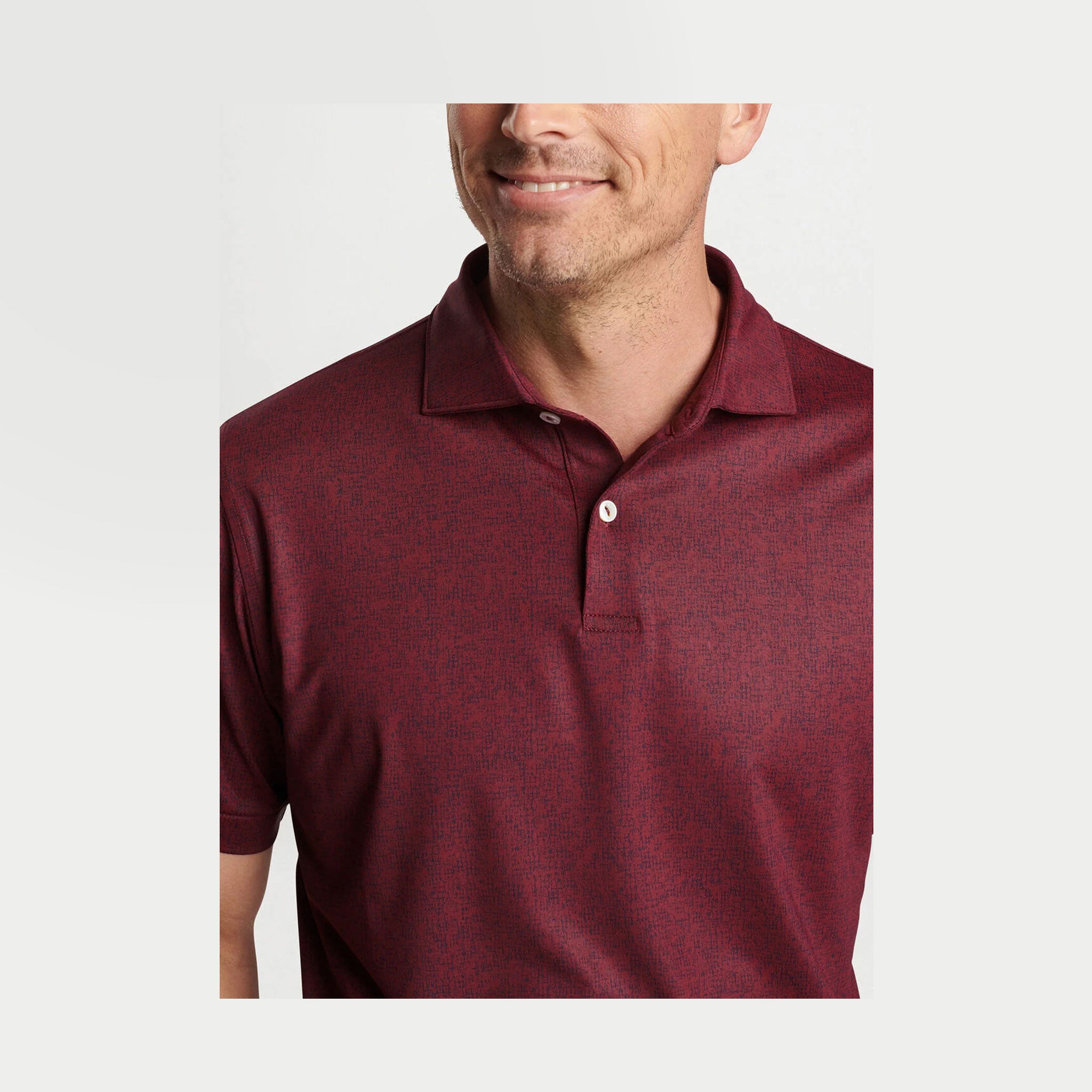 PM SWITCHING GEARS PERFORMANCE JERSEY POLO VERMILION / L