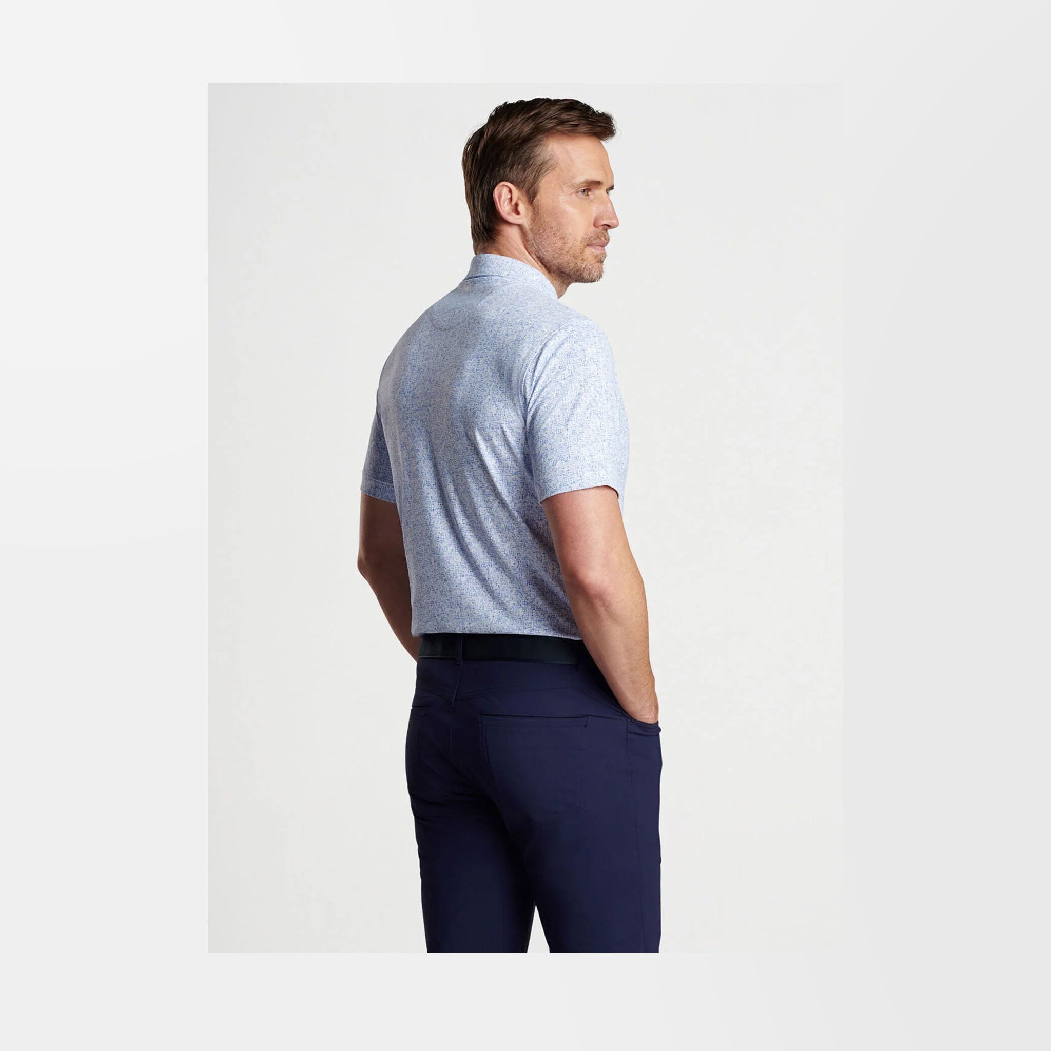 PM SWITCHING GEARS PERFORMANCE JERSEY POLO WHITE / M