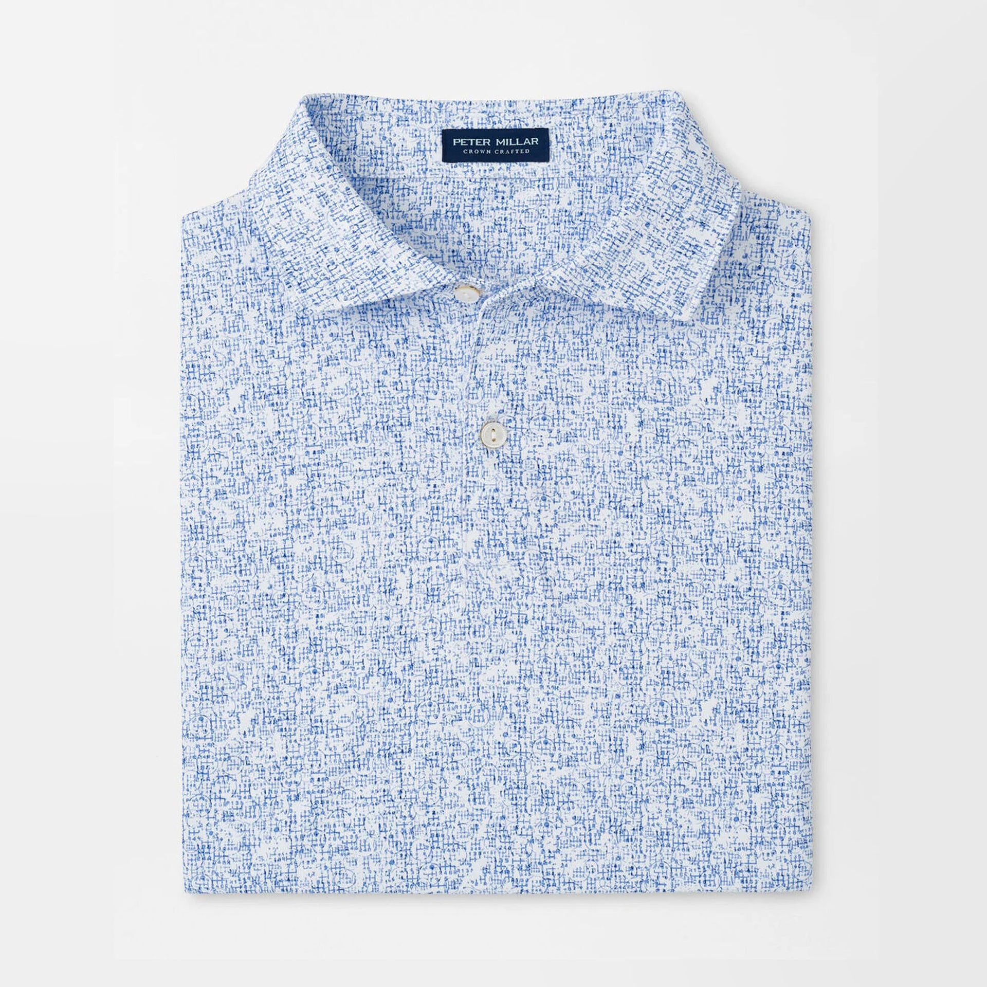 PM SWITCHING GEARS PERFORMANCE JERSEY POLO WHITE / M