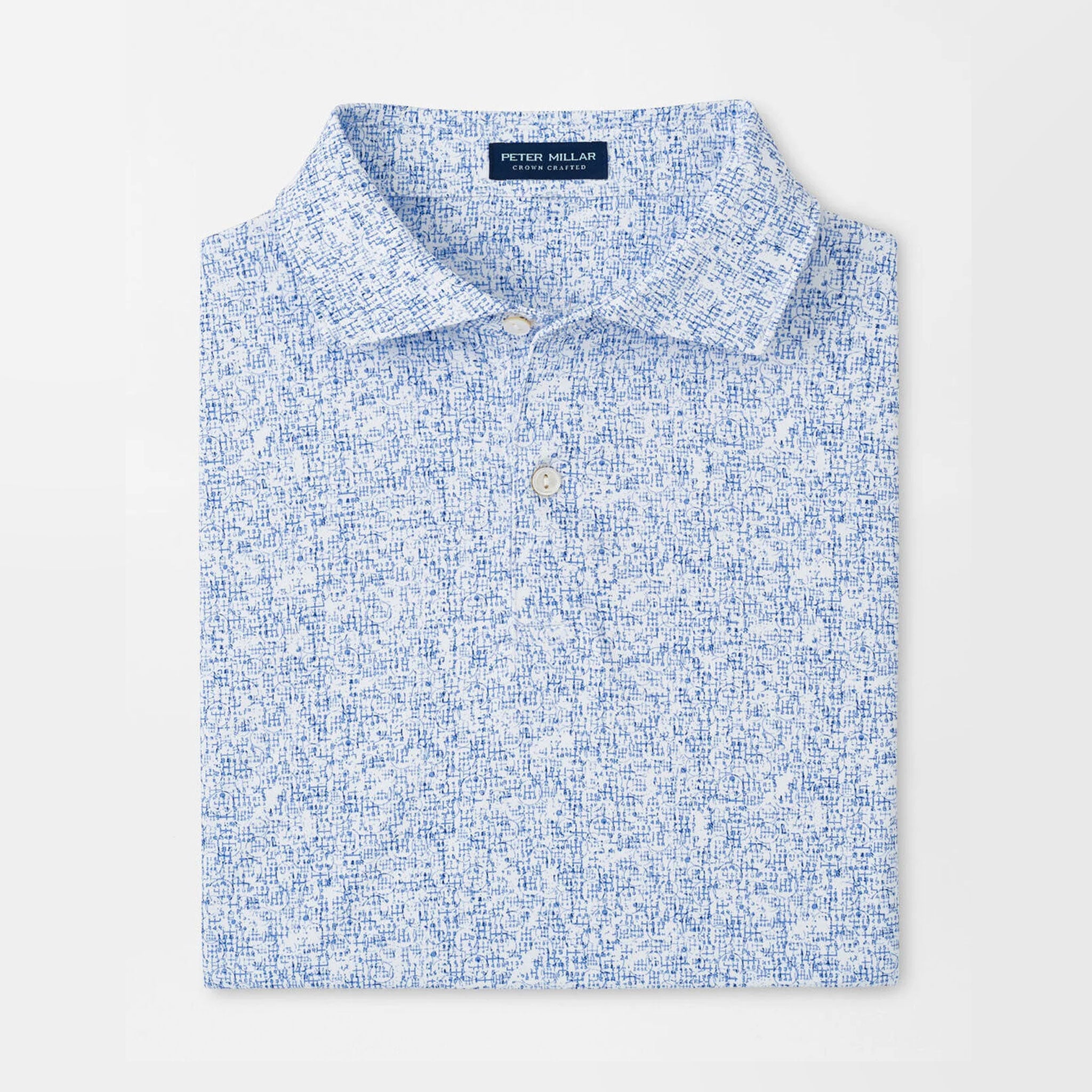 PM SWITCHING GEARS PERFORMANCE JERSEY POLO WHITE / M