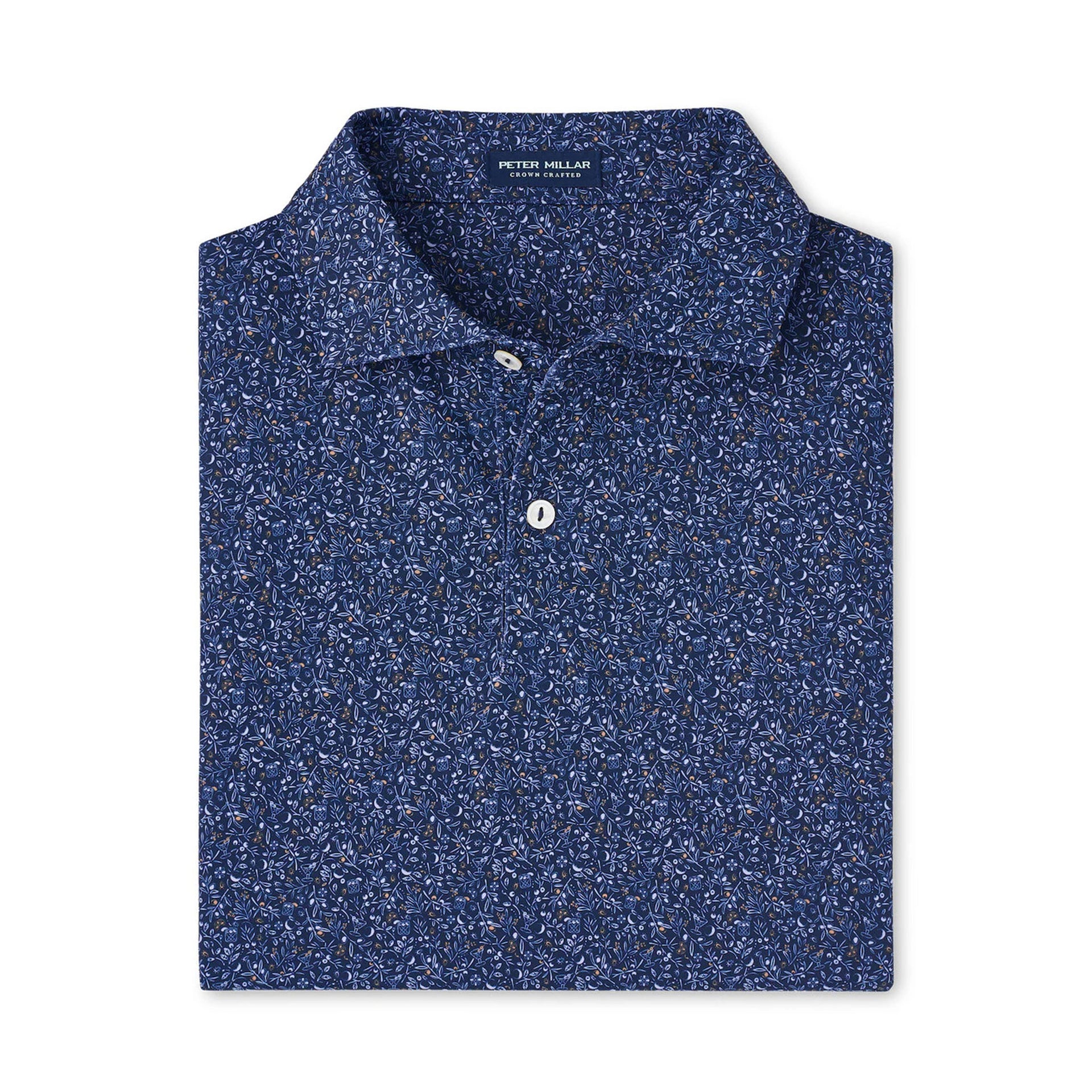 PM INFUSIONS PERFORMANCE JERSEY POLO NAVY / L