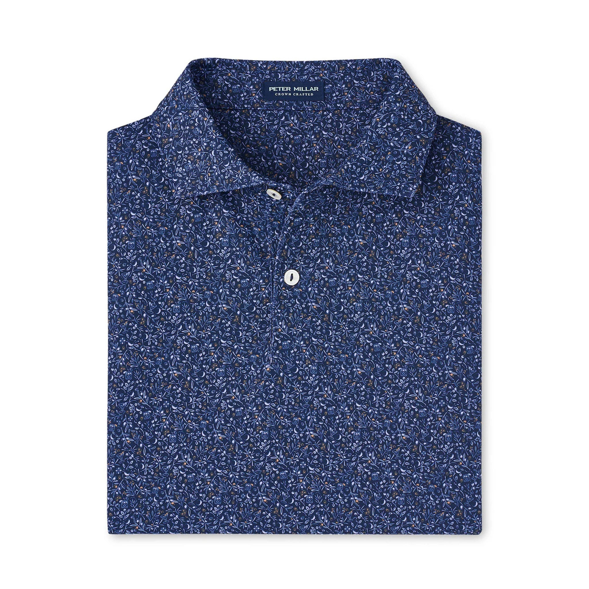PM INFUSIONS PERFORMANCE JERSEY POLO NAVY / L