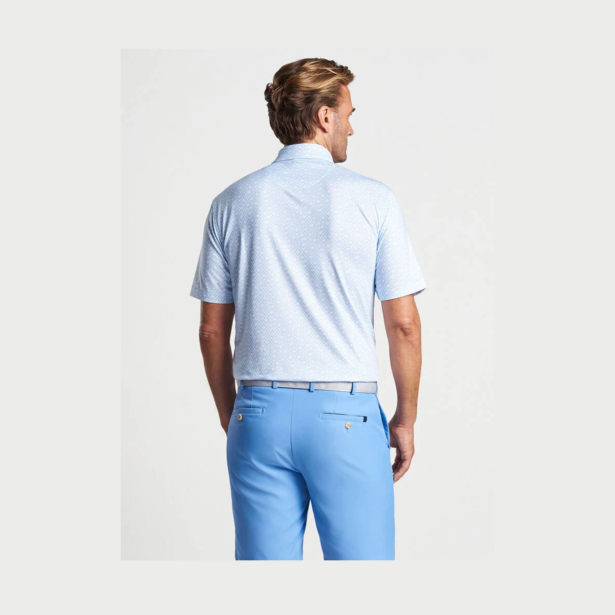 PM CORKSCREW PERFORMANCE JERSEY POLO WHITE / 2XL