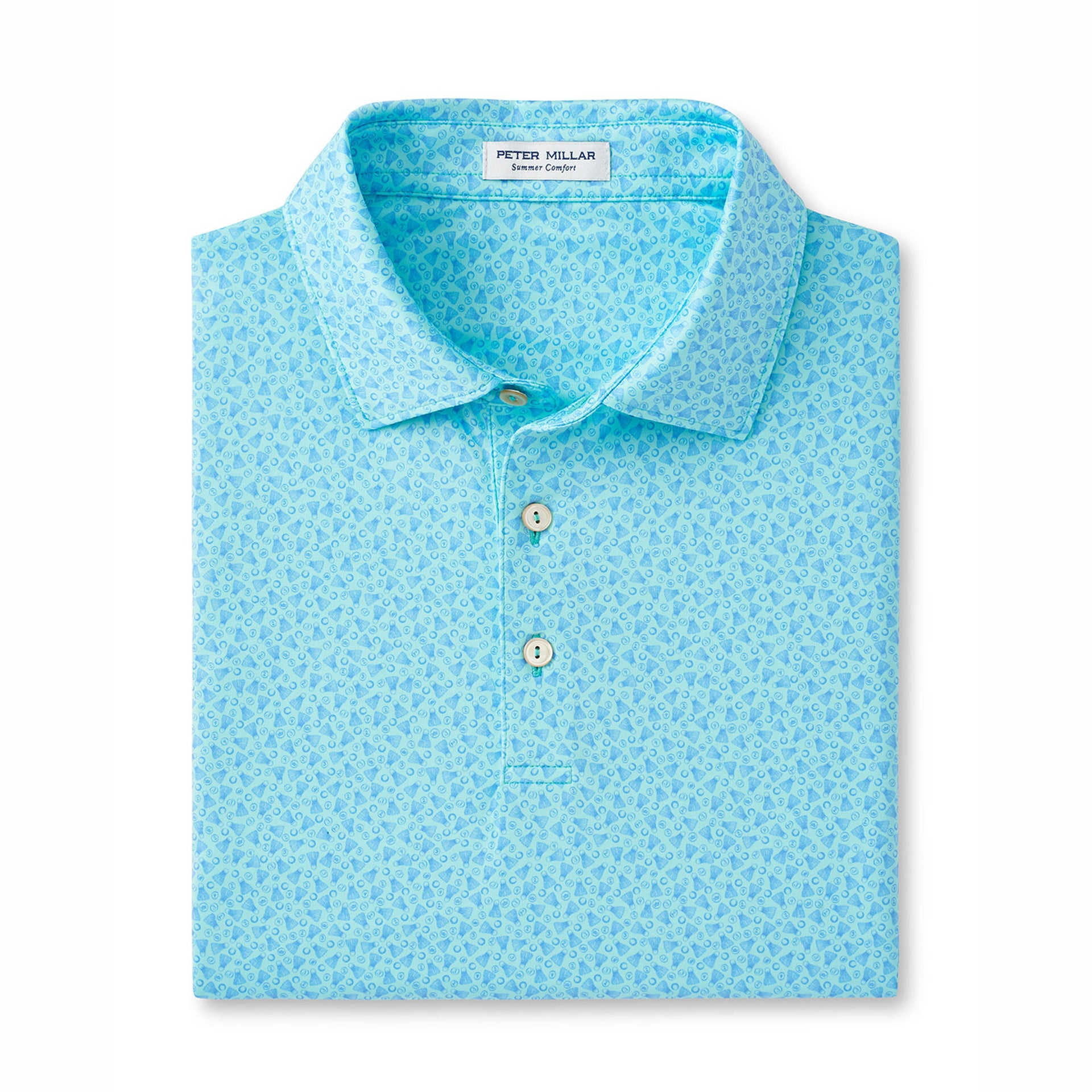 PM BIRDIE TIME PERF JERSEY POLO CABERNET / 2XL