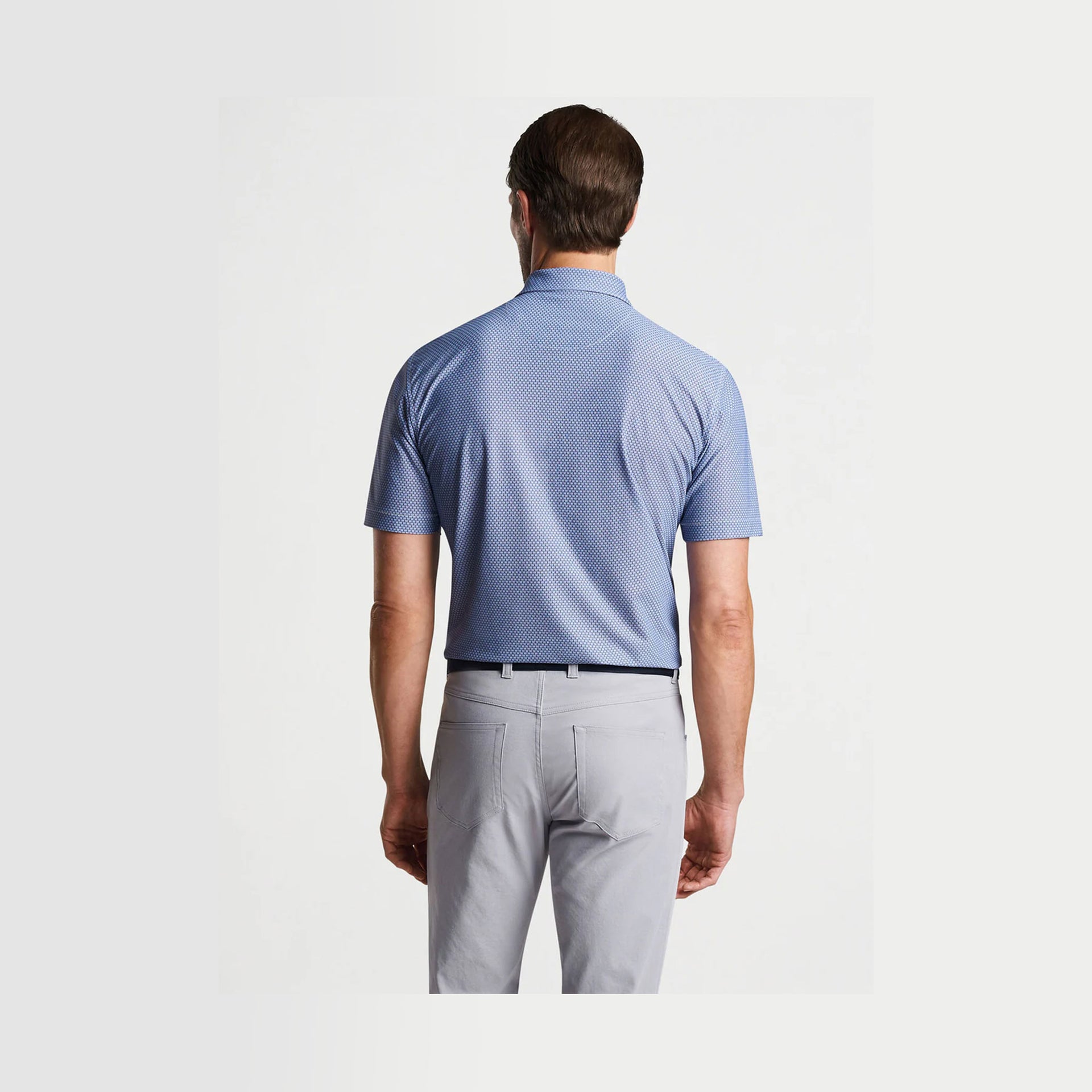 PM WAVERLY PERFORMANCE MESH POLO NAVY / L