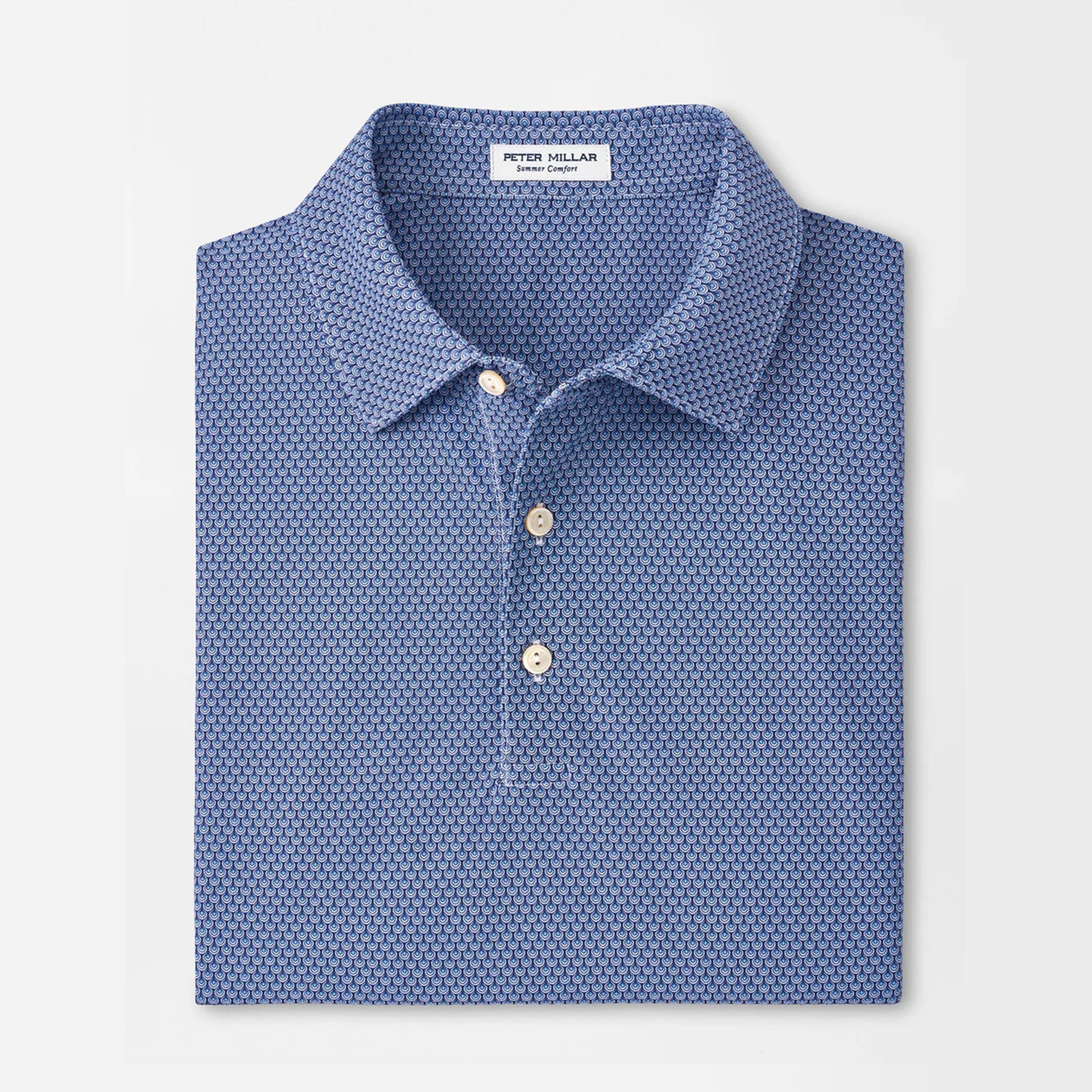 PM WAVERLY PERFORMANCE MESH POLO NAVY / L