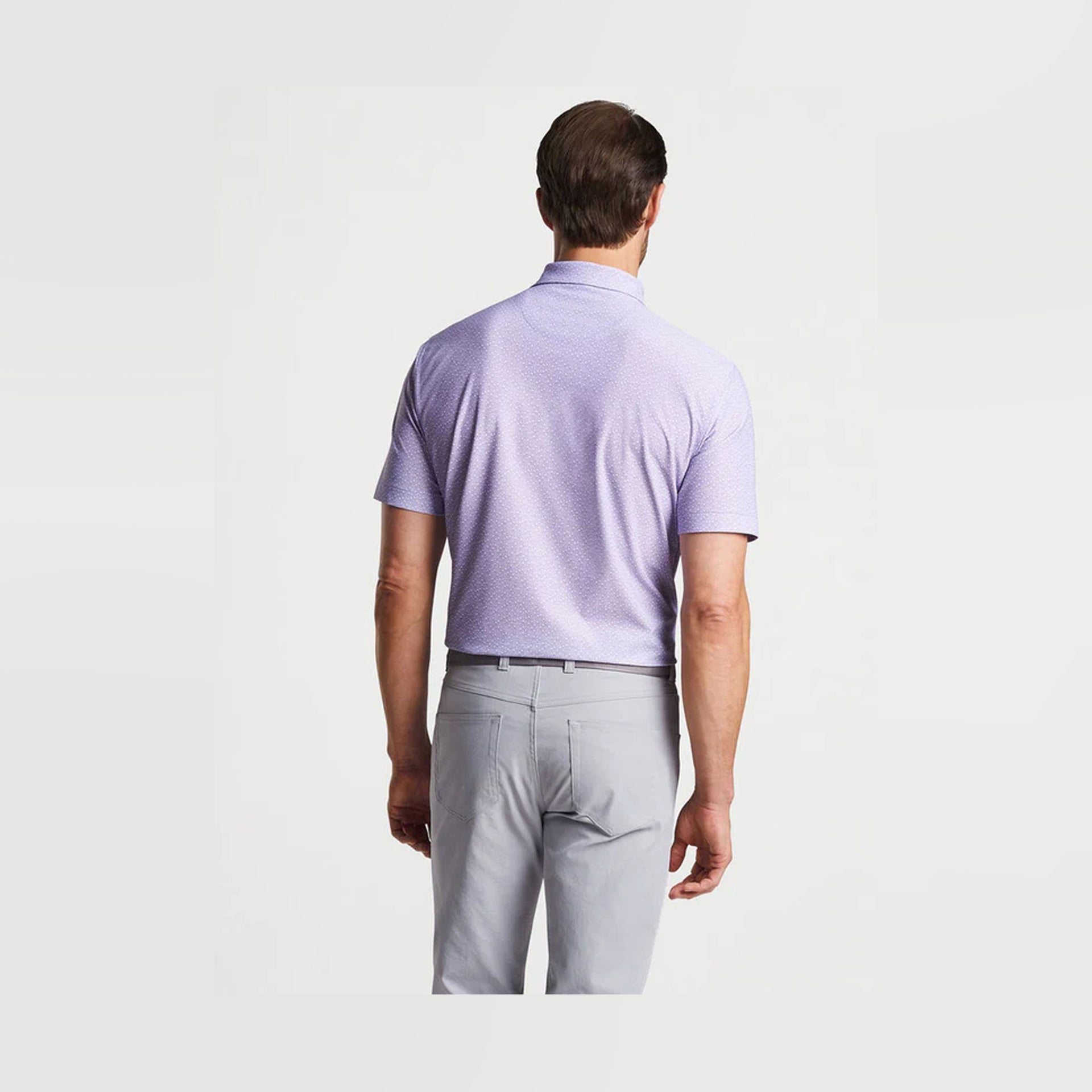 PM TEE IT HIGH PERFORMANCE MESH POLO LAVENDER FOG / L