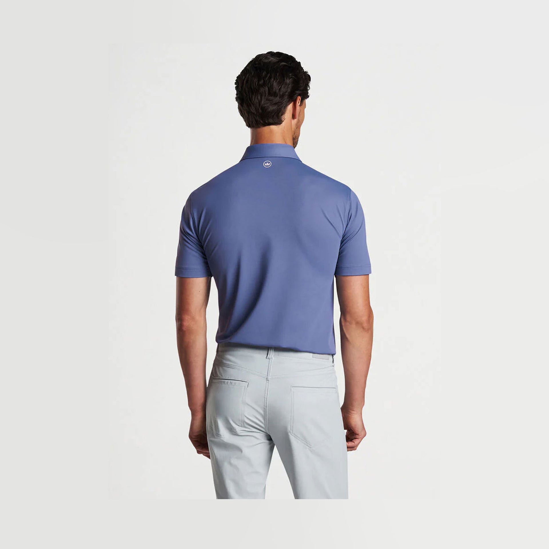 PM FIELDS OF CARLSBAD PERFORMANCE JERSEY POLO - EDWIN BLPRL L