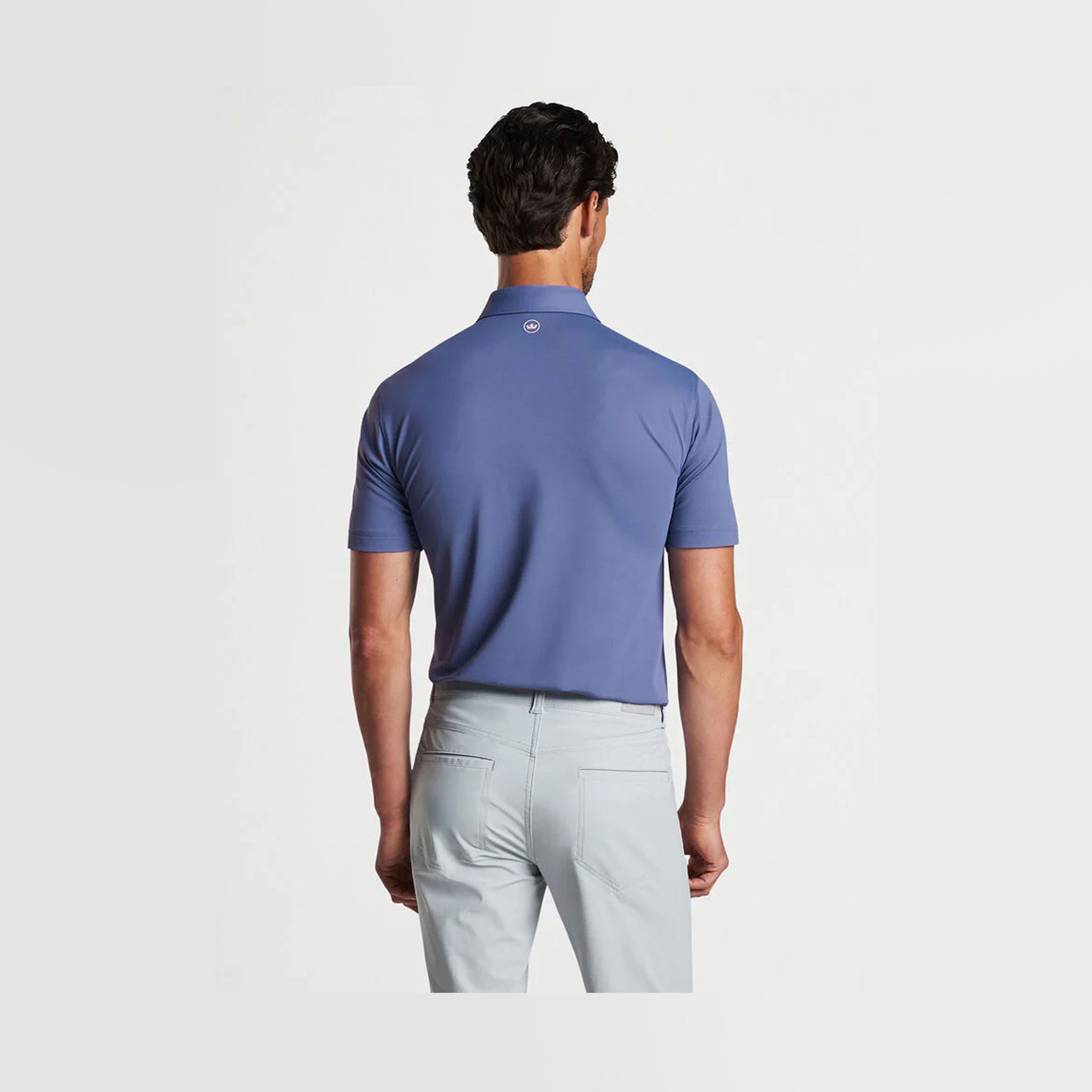 PM FIELDS OF CARLSBAD PERFORMANCE JERSEY POLO - EDWIN BLPRL L