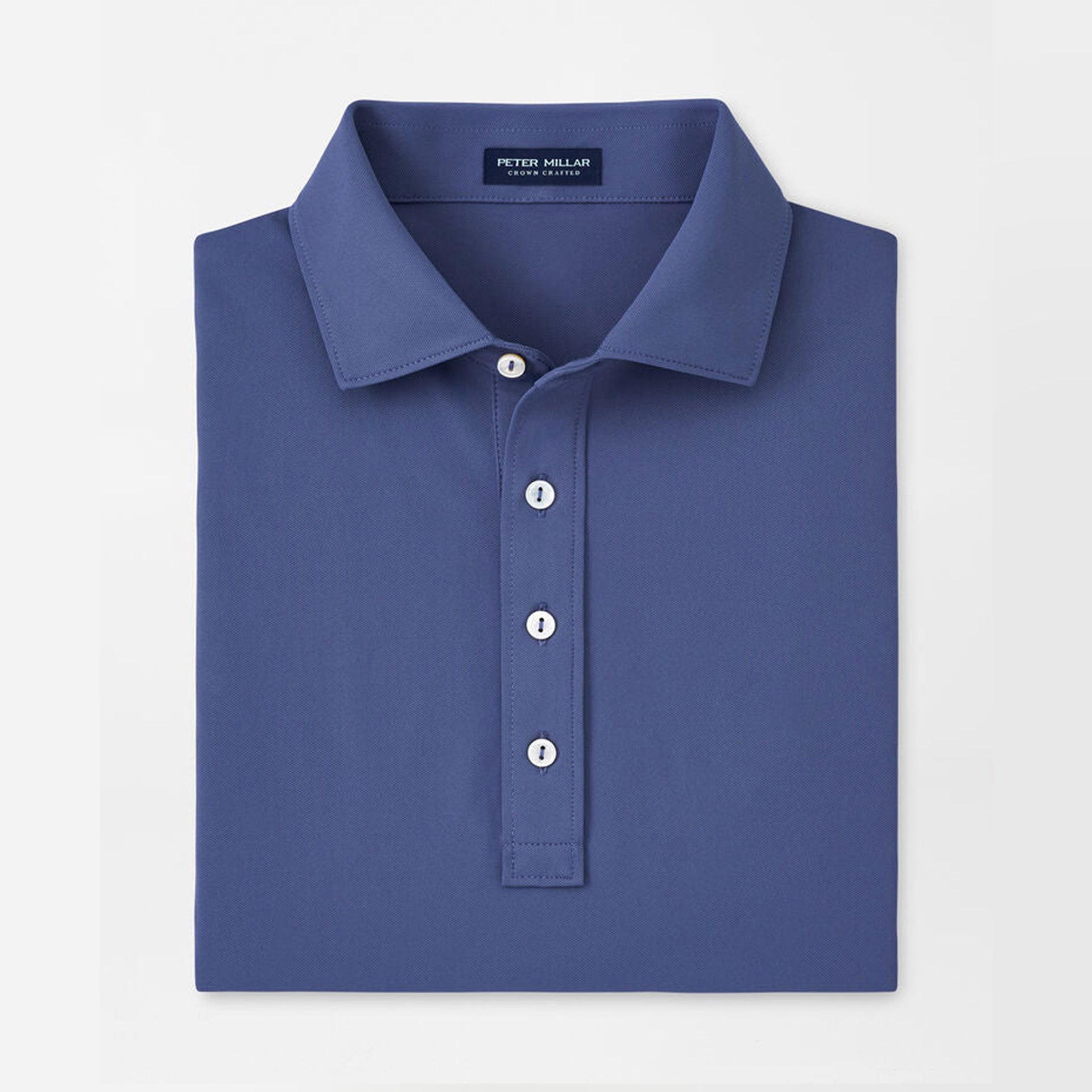 PM FIELDS OF CARLSBAD PERFORMANCE JERSEY POLO - EDWIN BLPRL L
