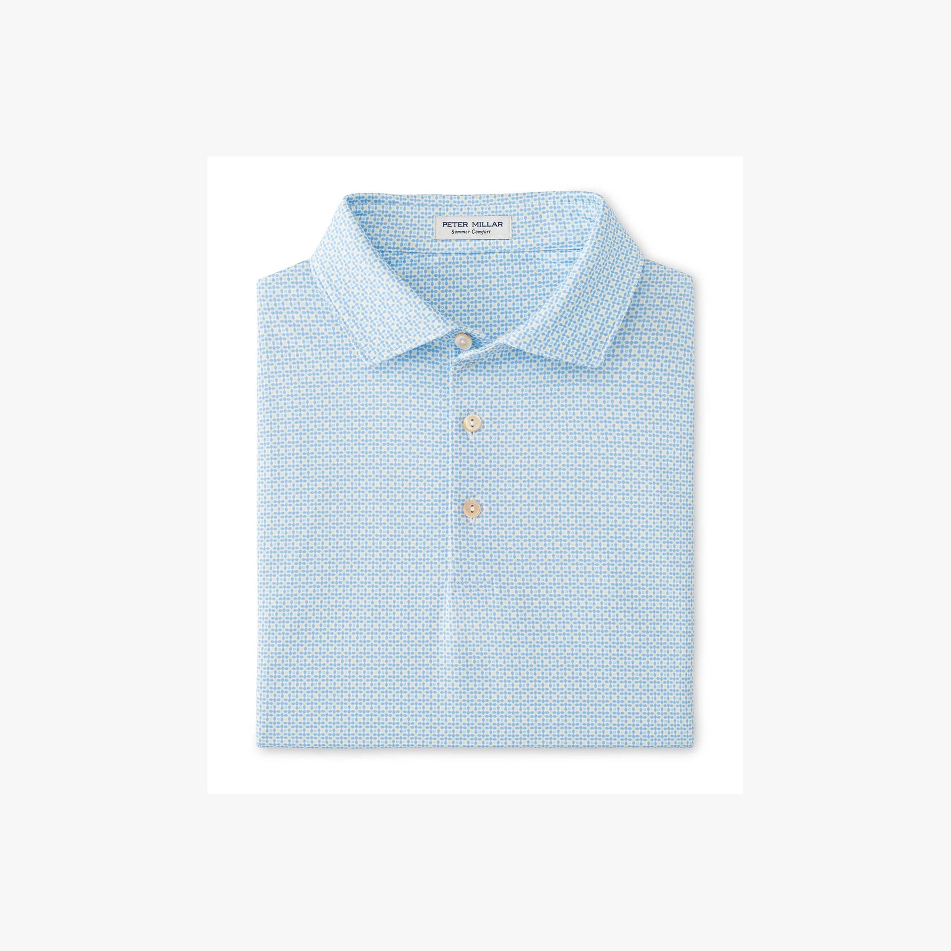 PM MENS VEGA PERFORMANCE JERSEY POLO WHITE / L