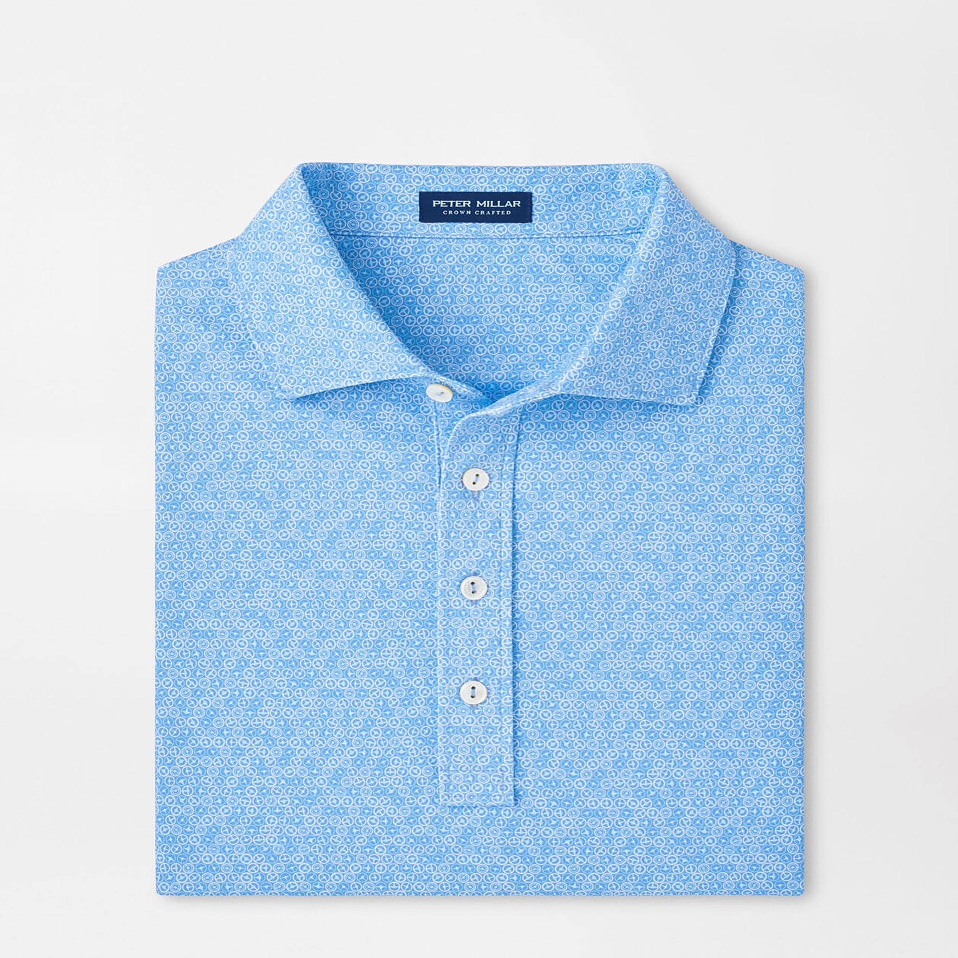 PM MENS AVENUE PERFORMANCE JERSEY POLO ANGELITE / L
