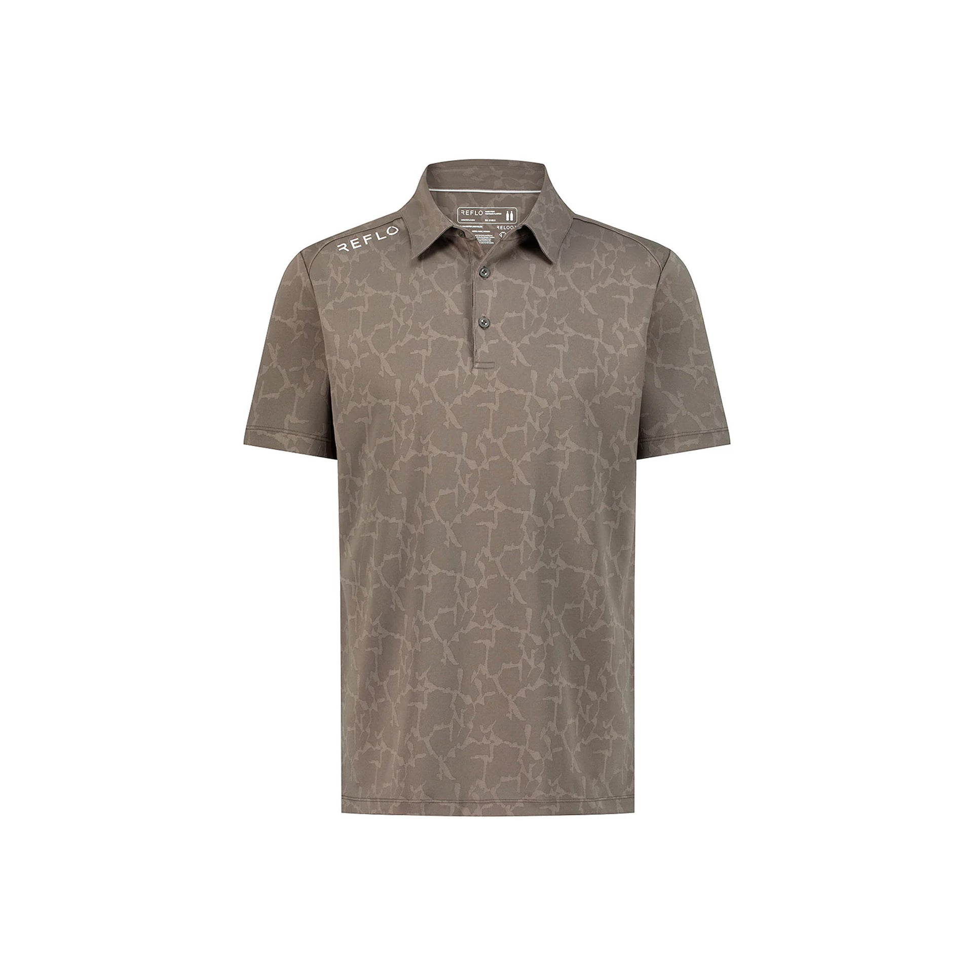 RF YAMUNA POLO SHIRT DOLOMITE BROWN