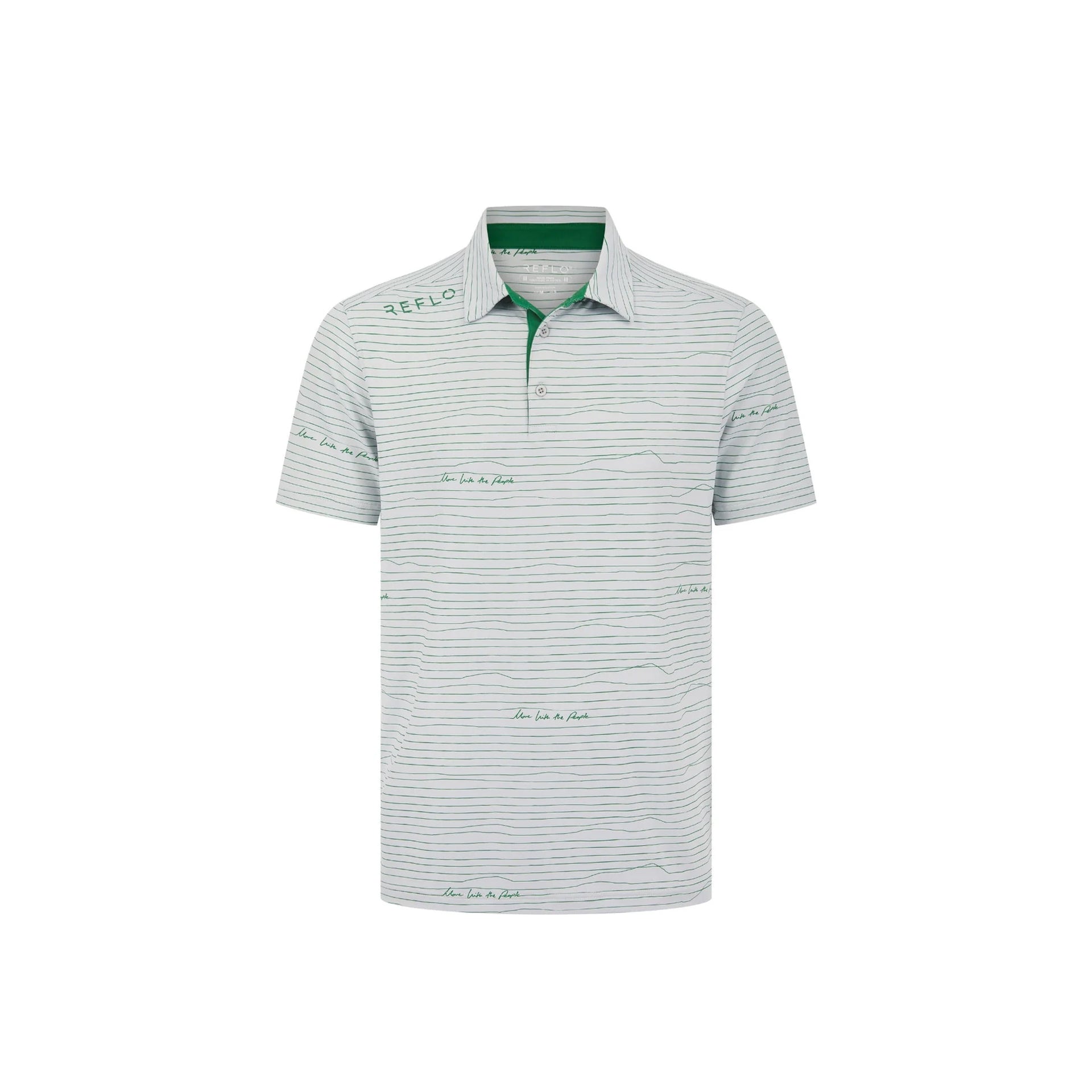RF TAGUS POLO SHIRT ROCK GREY SUMMIT STRIPE