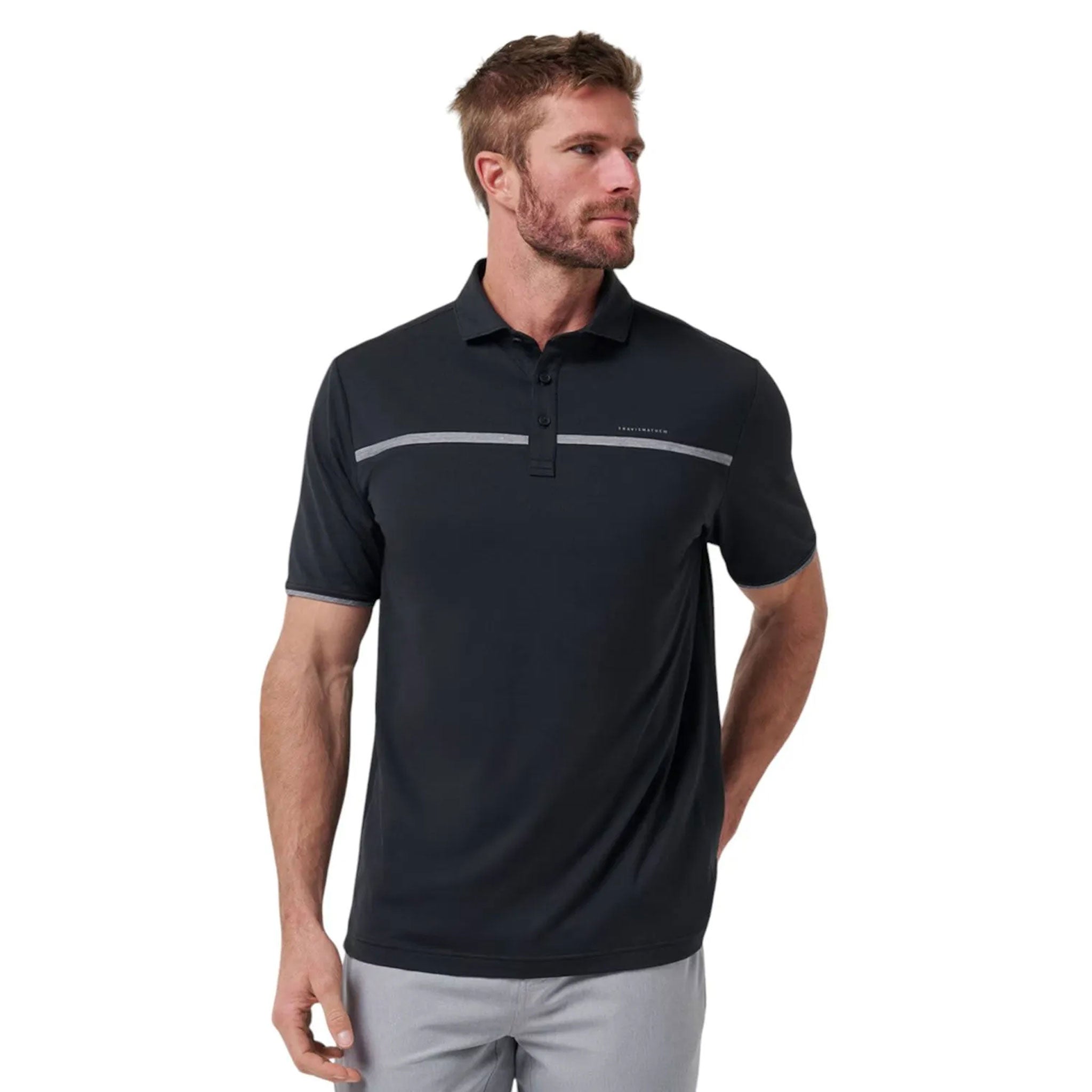 TM FLIGHT PLAN NO LOGO POLO BLACK / L