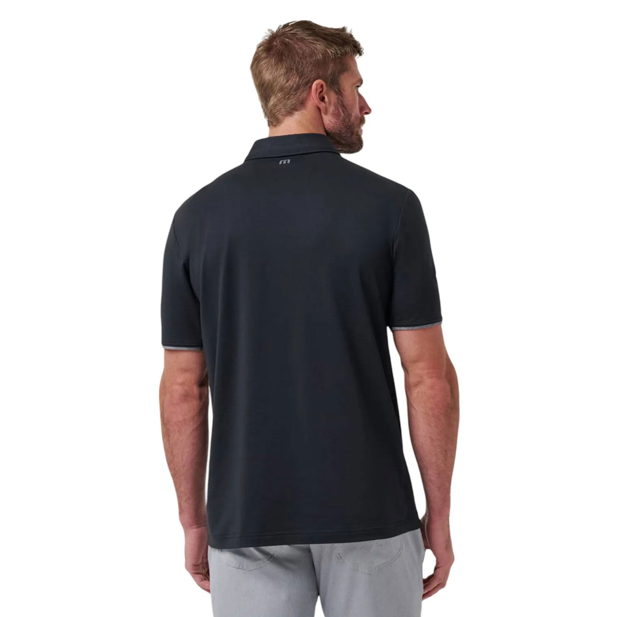 TM FLIGHT PLAN NO LOGO POLO BLACK / L