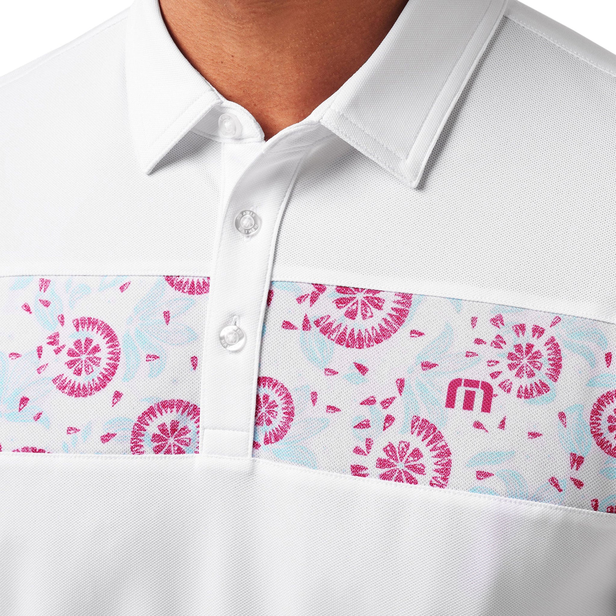TM FEATHERWEIGHT CRUISE NO LOGO POLO INSIGNIA/WHITE / L