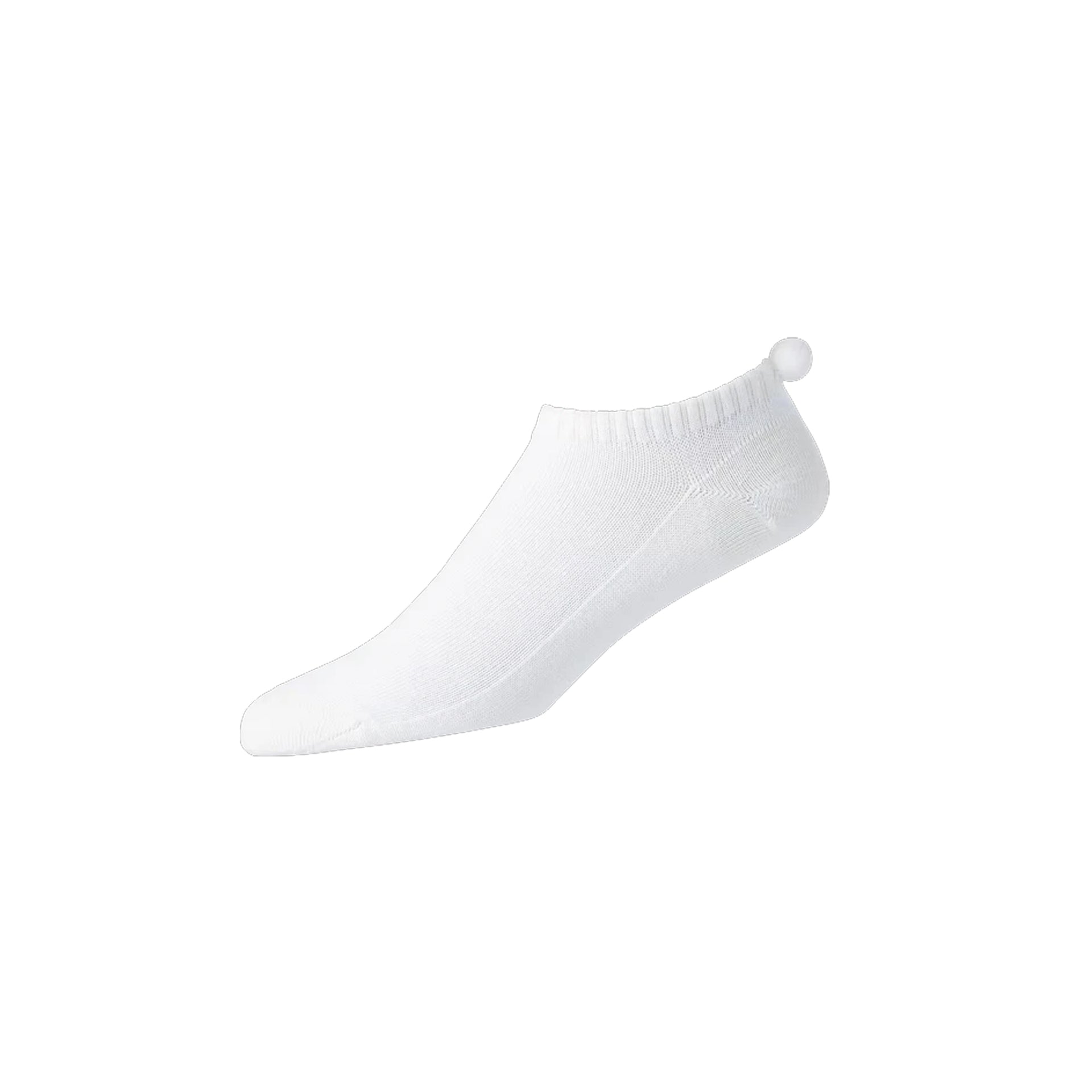 FJ WOMEN'S POMPOM SOCKS WHITE