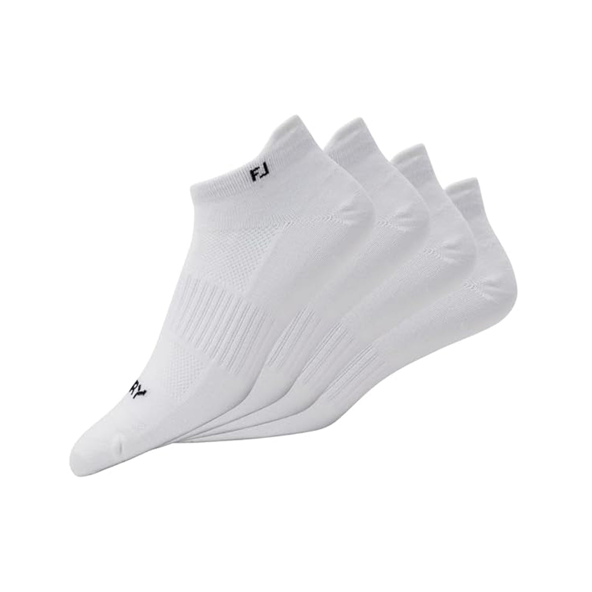 FJ WOMENS PRODRY LOW CUT ROLLTAB WHITE
