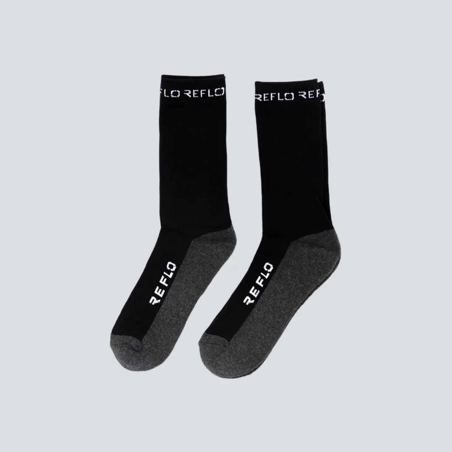 REFLO LANAO CREW SOCK 2 PACK BLACK
