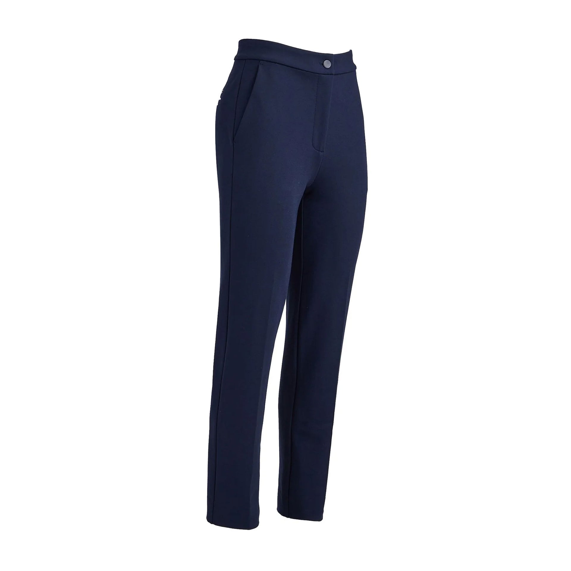 G4 DOUBLE KNIT CIGARETTE LEG HIGH RISE STRETCH TROUSER TWILIGHT / 10