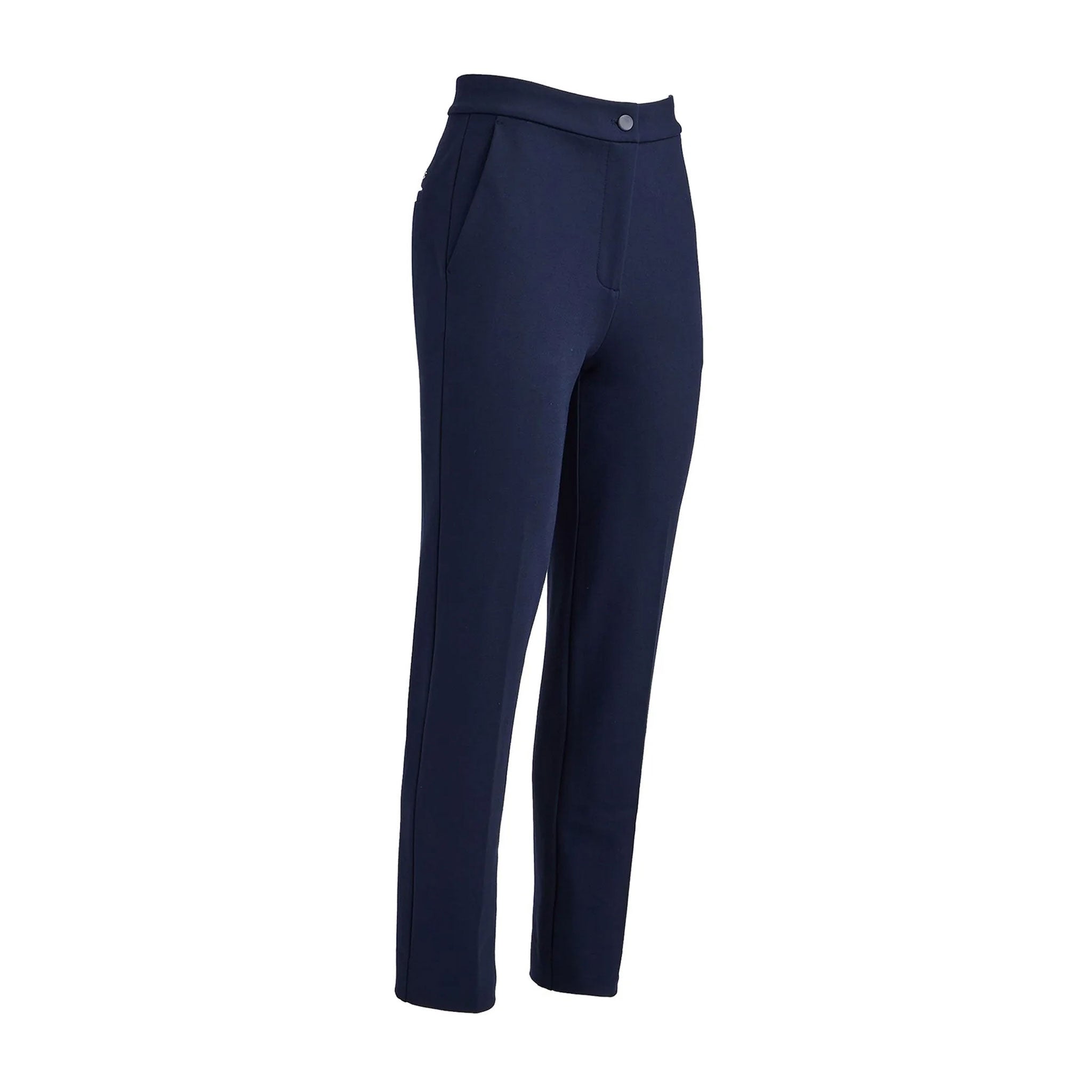 G4 DOUBLE KNIT CIGARETTE LEG HIGH RISE STRETCH TROUSER TWILIGHT / 10