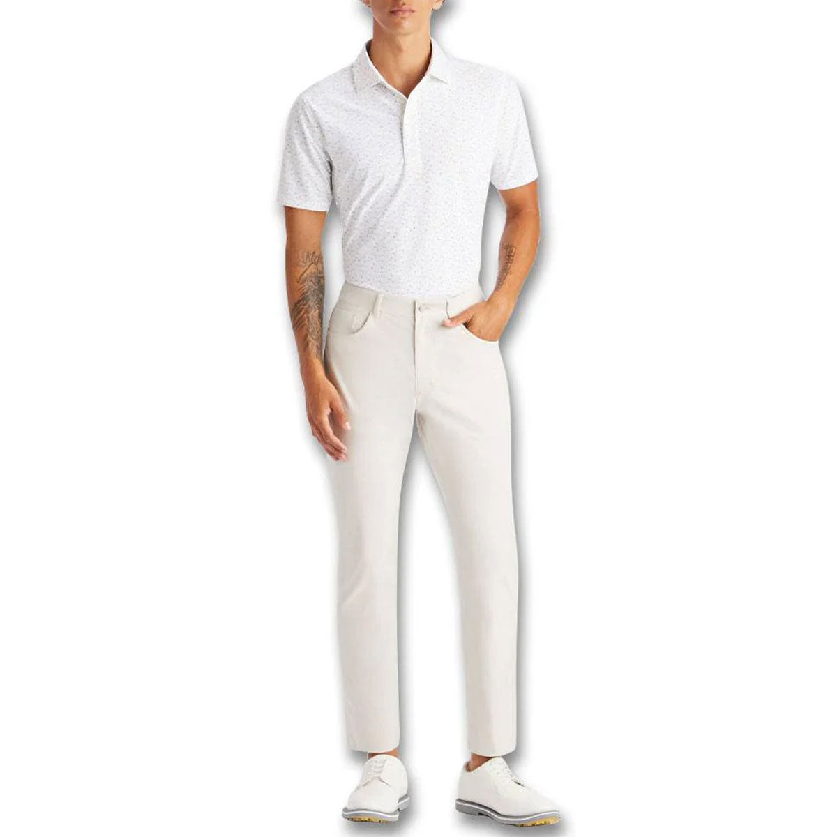 G4 TOUR 5 POCKET 4-WAY STRETCH STRAIGHT LEG PANT STONE / 30