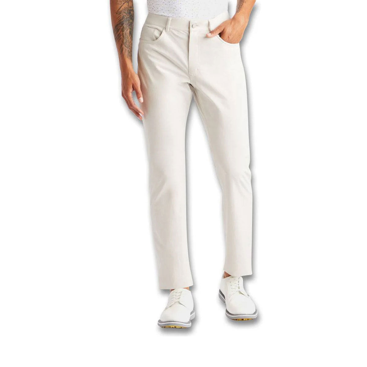 G4 TOUR 5 POCKET 4-WAY STRETCH STRAIGHT LEG PANT STONE / 30
