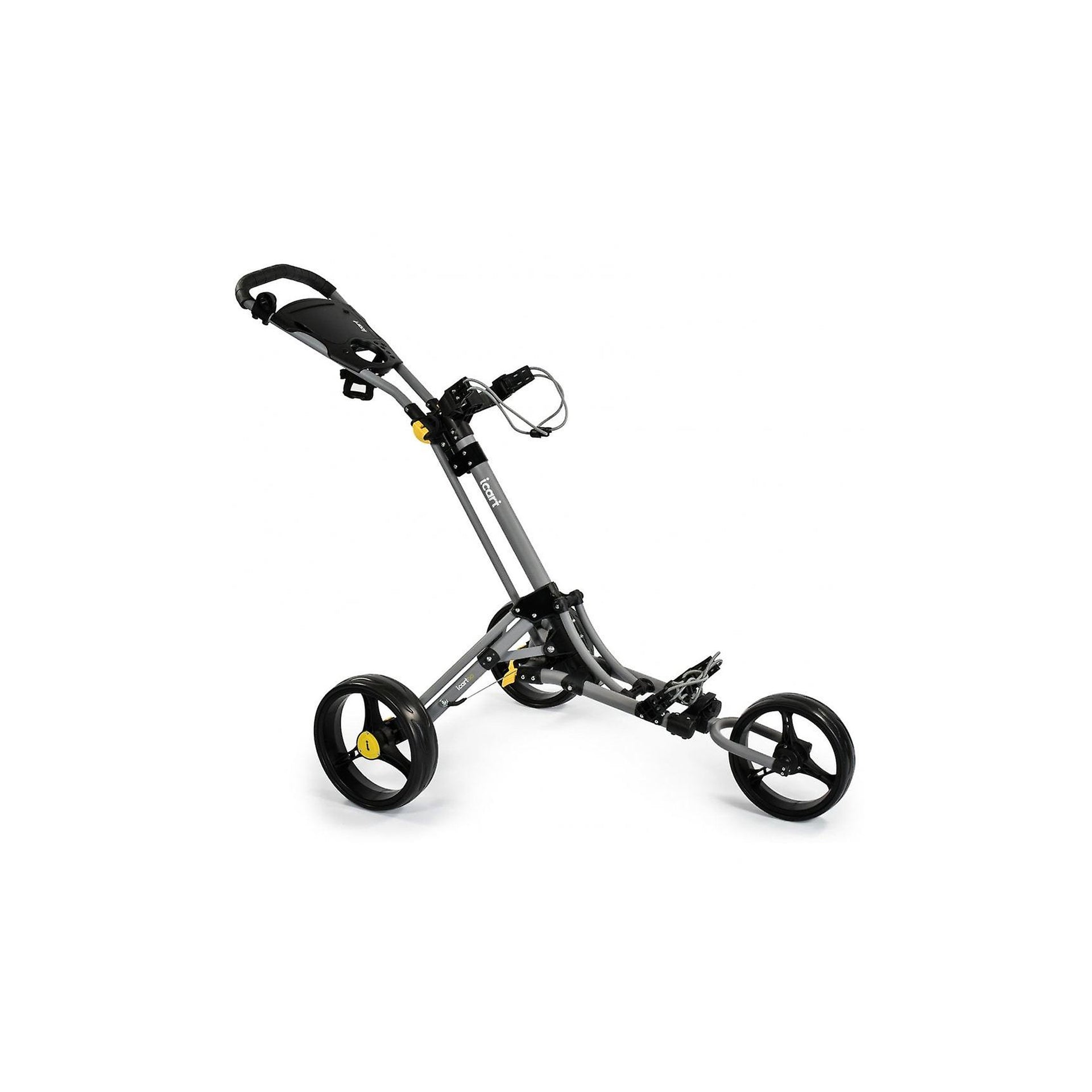 MASTERS iCART GO 3 WHEEL TROLLEY GREY/BLACK