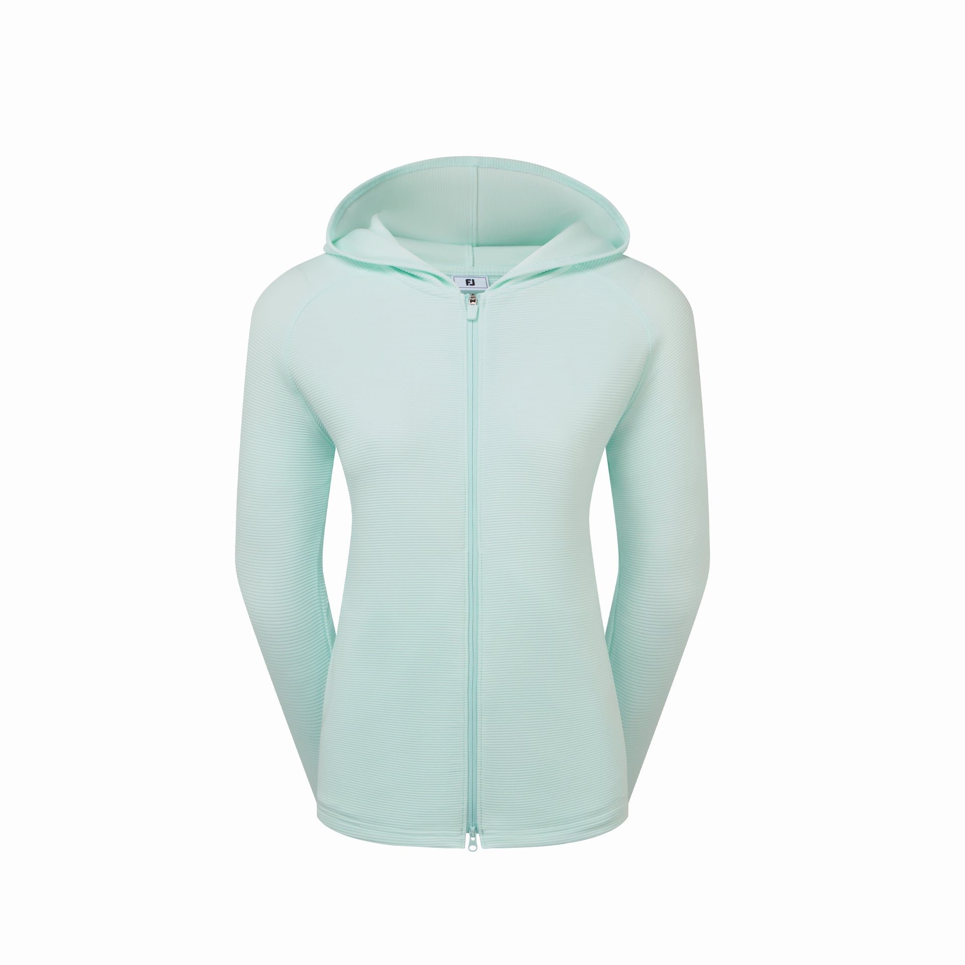 FULL-ZIP OTTOMAN HOODIE GLACIAL BLUE