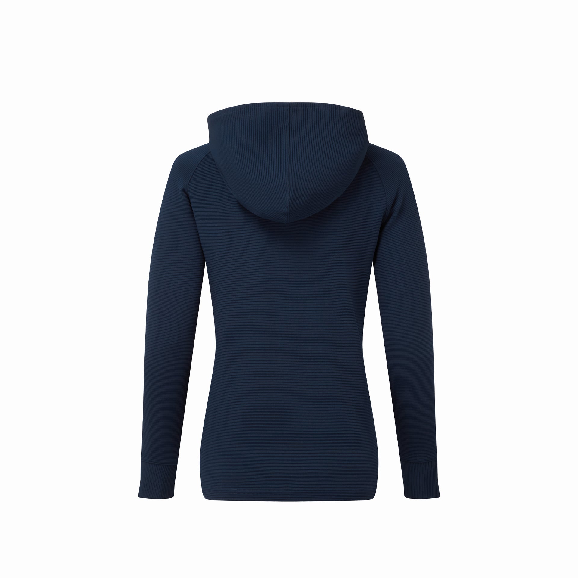 FULL-ZIP OTTOMAN HOODIE NAVY