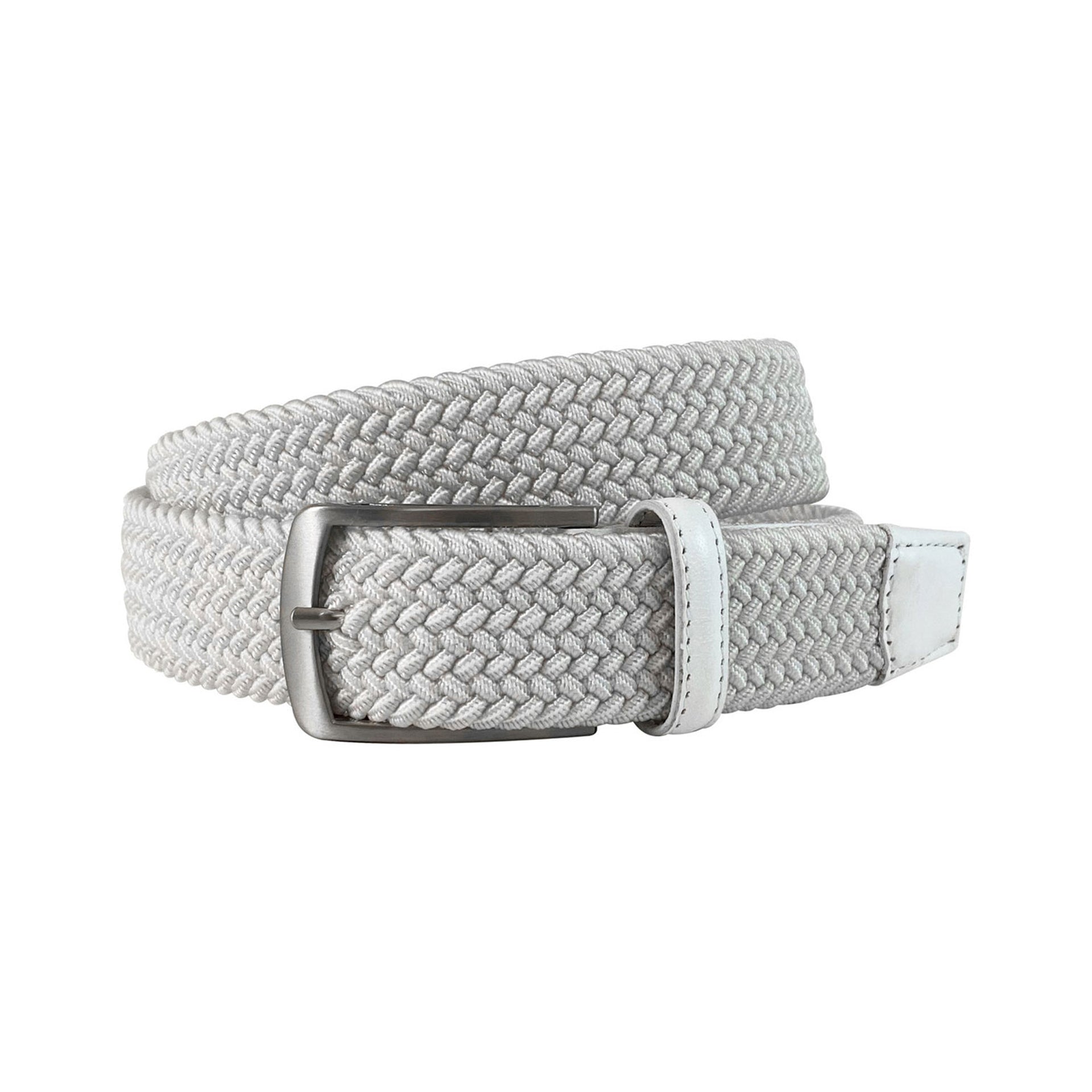 GN 35 MM SOLID BRAIDED STRETCH ELASTIC BLACK WHITE / 40