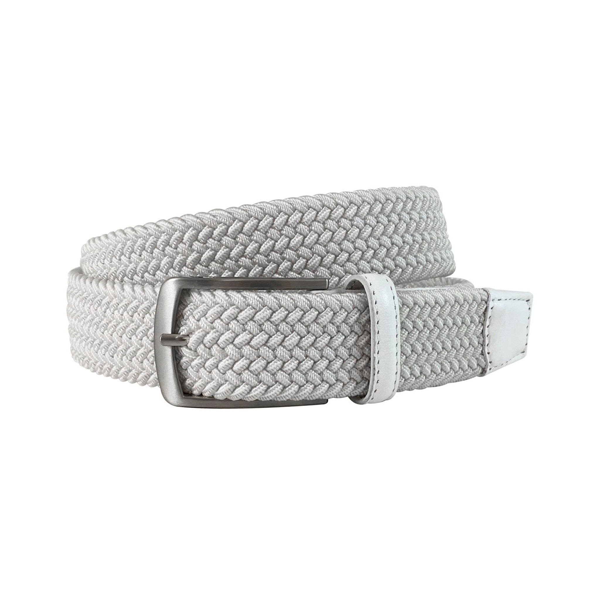 GN 35 MM SOLID BRAIDED STRETCH ELASTIC BLACK WHITE / 40